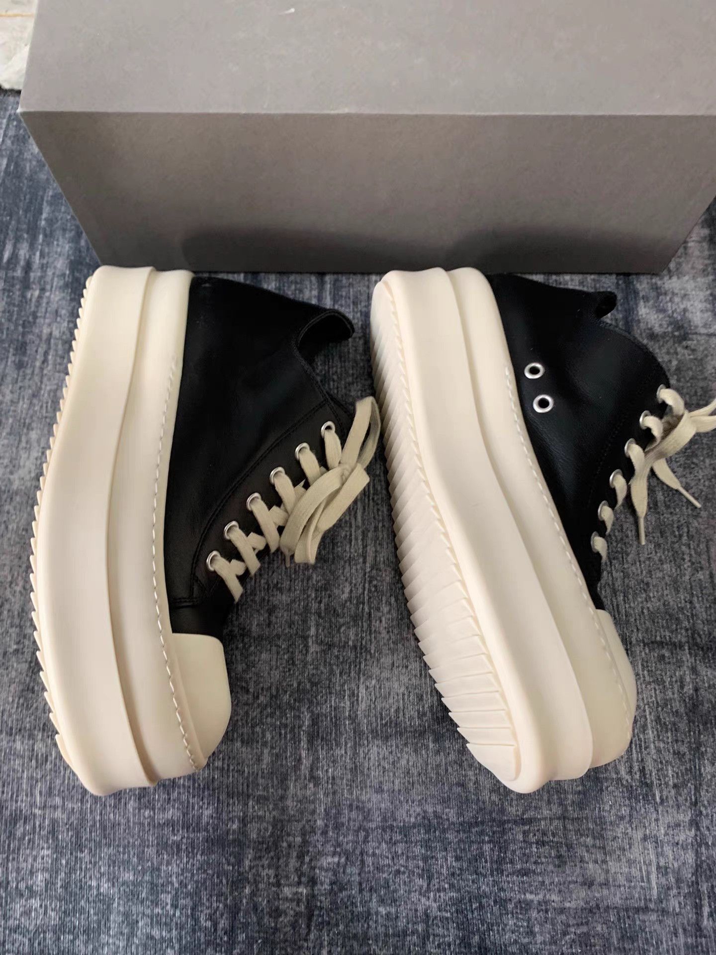 Rick Owens Rick Owens Mainline Thick Sole Low-Top Big Converse Size US 8 / IT 38 - 4 Thumbnail
