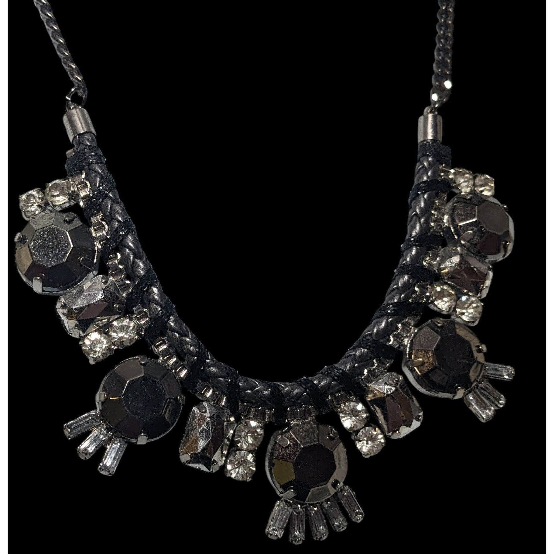 Express Express Glam Goth Chunky Costume Necklace Size ONE SIZE - 3 Thumbnail