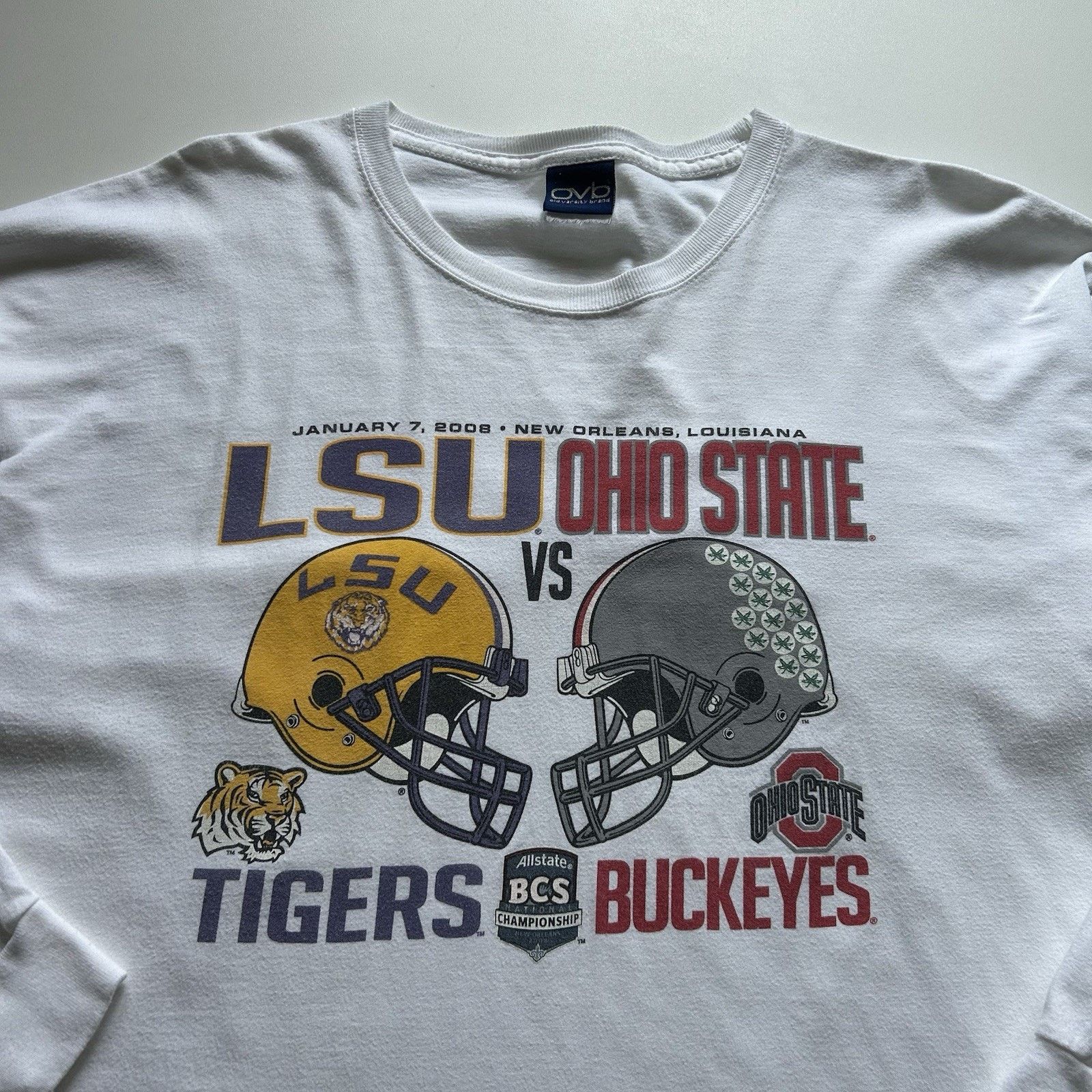 NCAA Vintage Ohio State Buckeyes LSU Shirt Long Sleeve 2XL Y2K Size US XXL / EU 58 / 5 - 2 Thumbnail