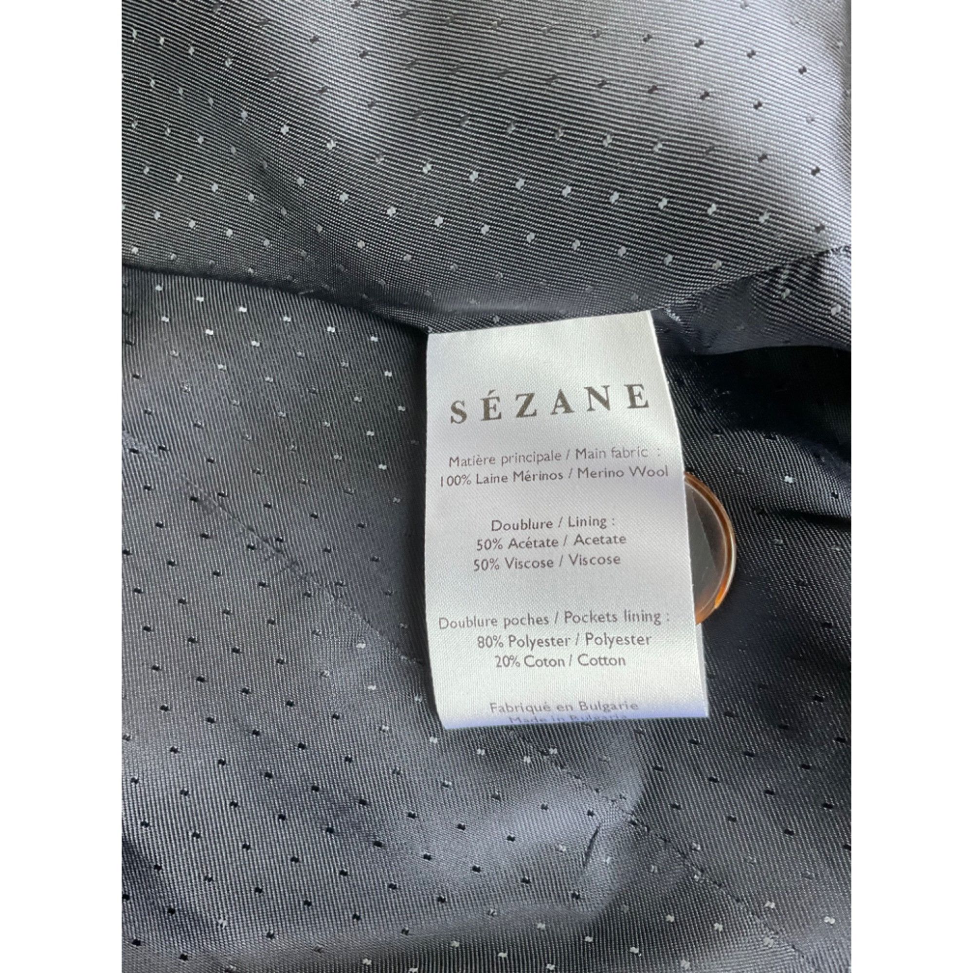 Sezane NWOT Sezane CHRISTIE JACKET Double breasted suit BLUE thin w Size S / US 4 / IT 40 - 6 Thumbnail