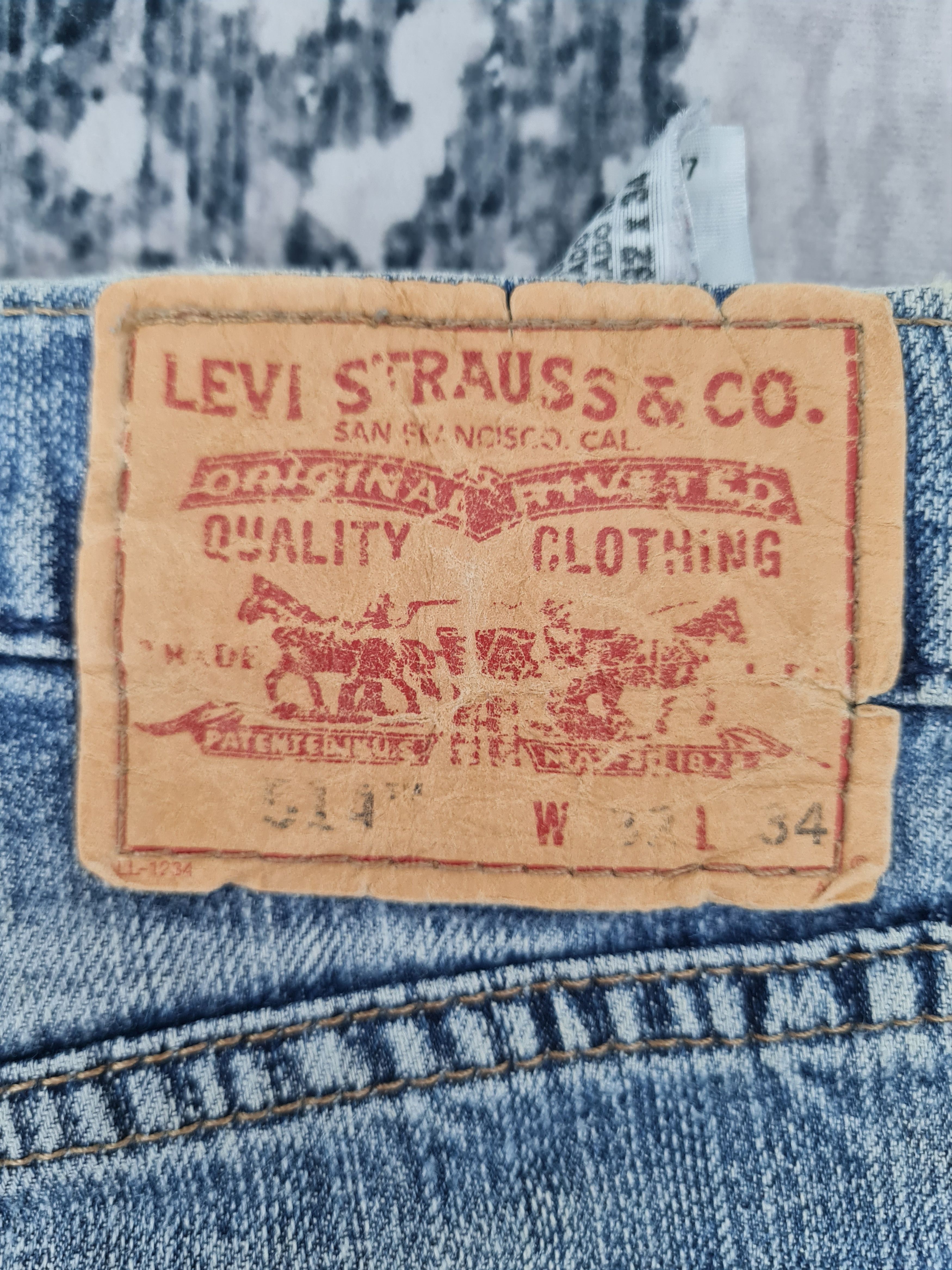 Levi's Vtg LEVIS 514 Distressed Ripped Slim Jeans L0365 Size 33X34 Size US 33 - 12 Thumbnail