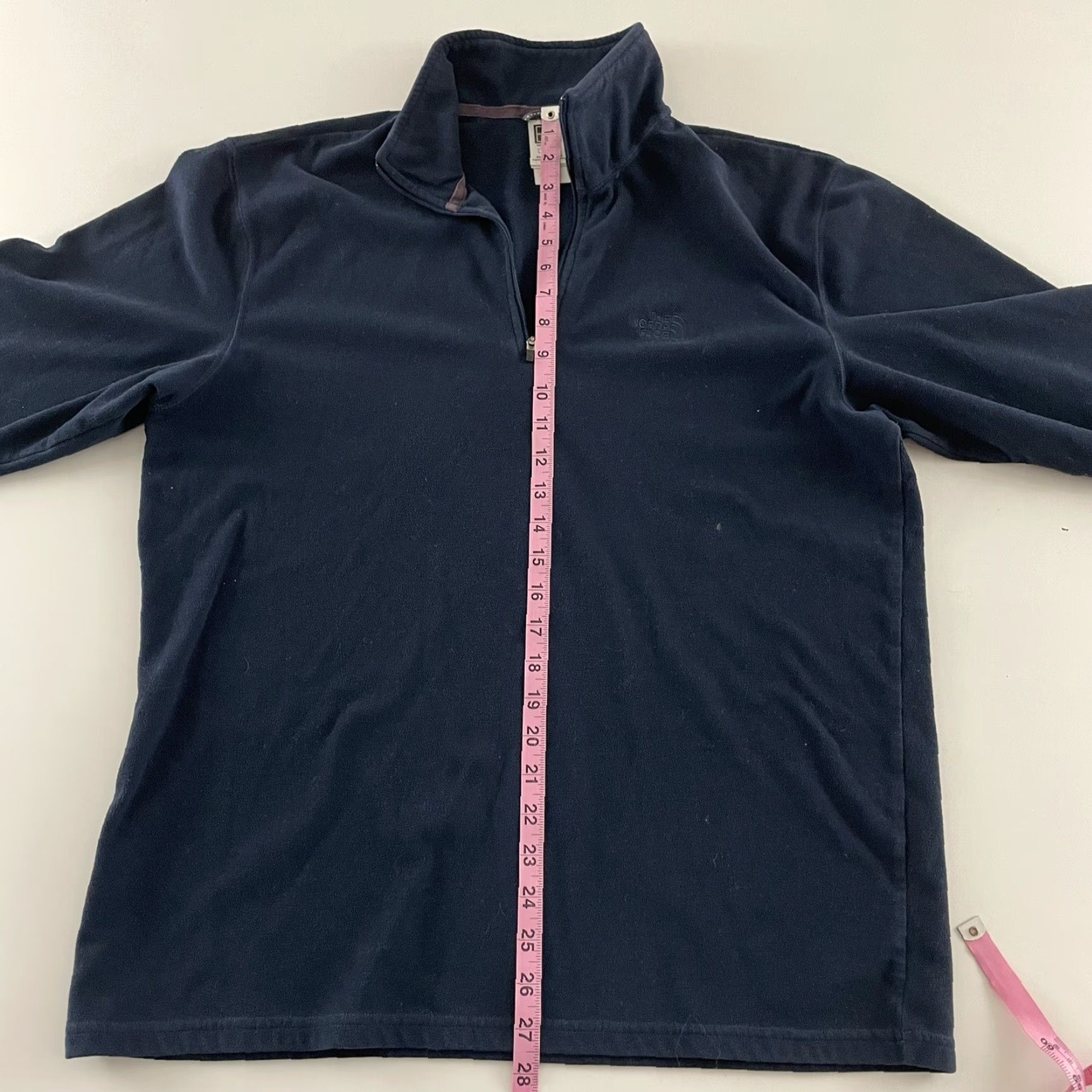 The North Face The North Face 1/4 Zip Fleece Pullover Jacket Men's L Blue 100% Polyester Size US L / EU 52-54 / 3 - 6 Thumbnail