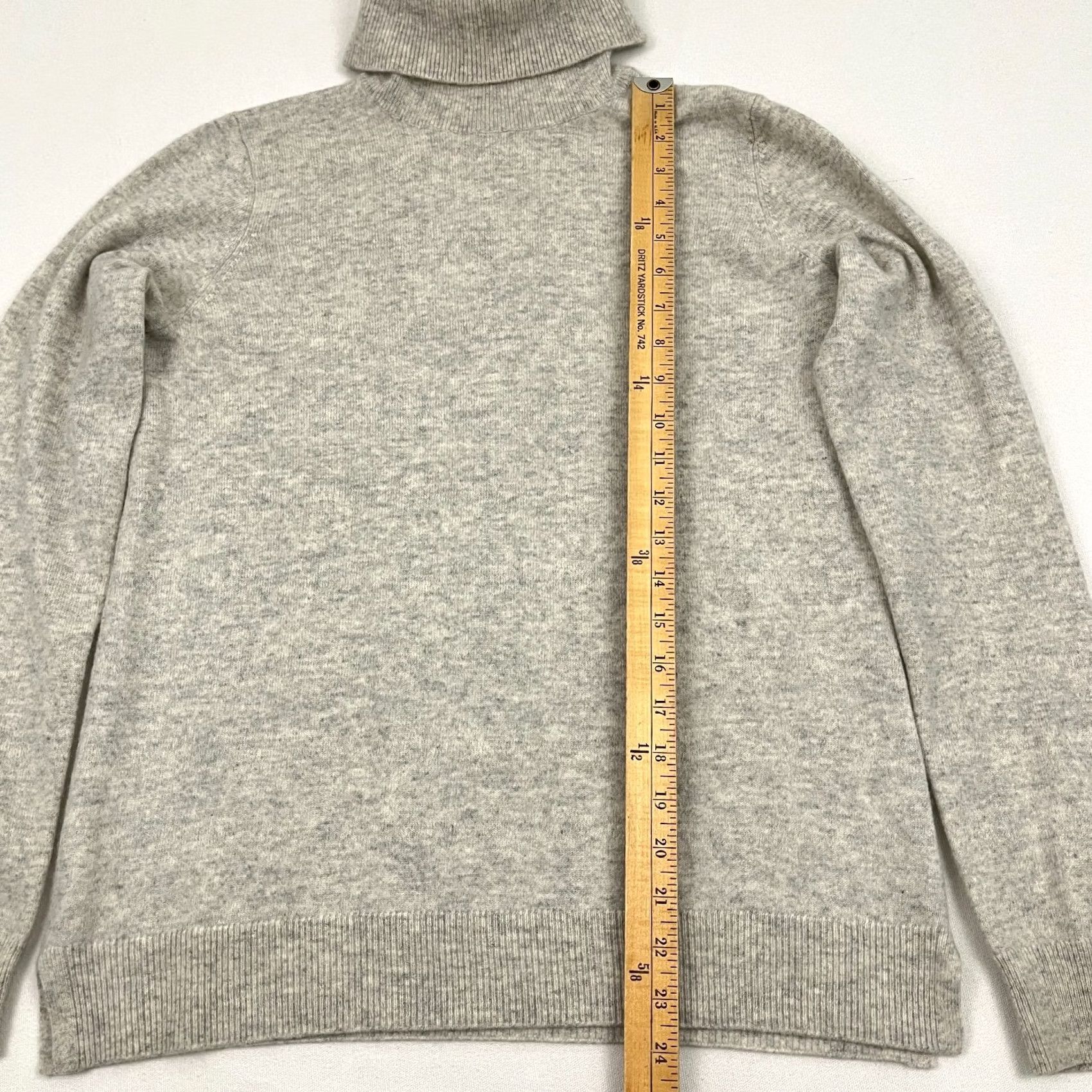 Orvis Orvis Sweater Womens S Gray Knit Lightweight Turtleneck Classic Pullover Casual Cozy Knitwear Size S / US 4 / IT 40 - 4 Thumbnail