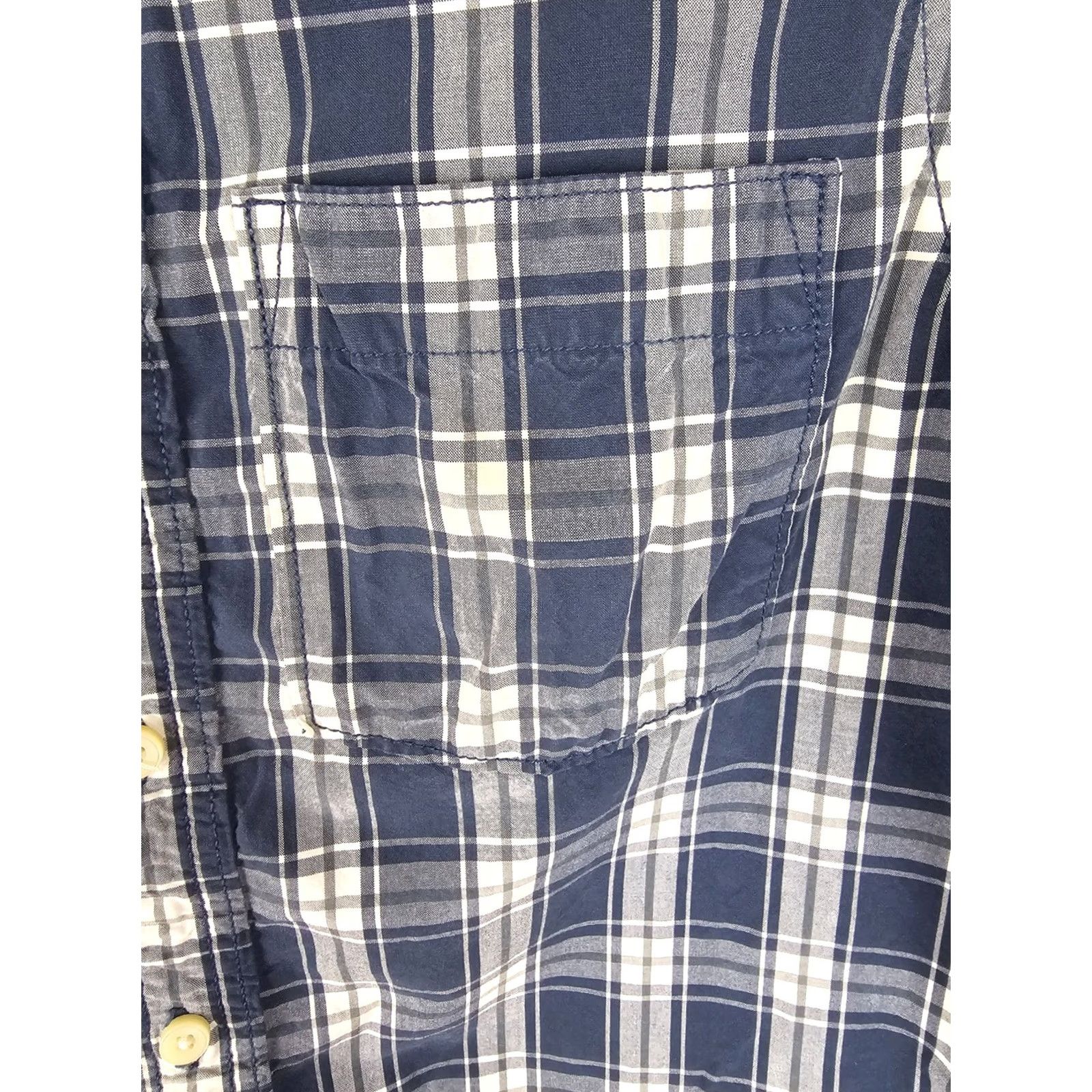 Abercrombie & Fitch ABERCROMBIE & FITCH MUSCLE PLAID CHECK COTTON SHIRT SZ MEDIUM Men Shirt Long Sleeve Multicolor 16 21 28 28 in. Size US M / EU 48-50 / 2 - 2 Thumbnail