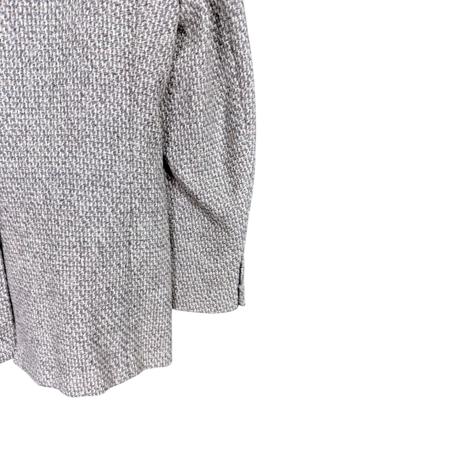 Cerruti 1881 Vintage Nino Cerruti Rue Royale Gray Tweed Blazer USA 42R Size 42R - 7 Thumbnail