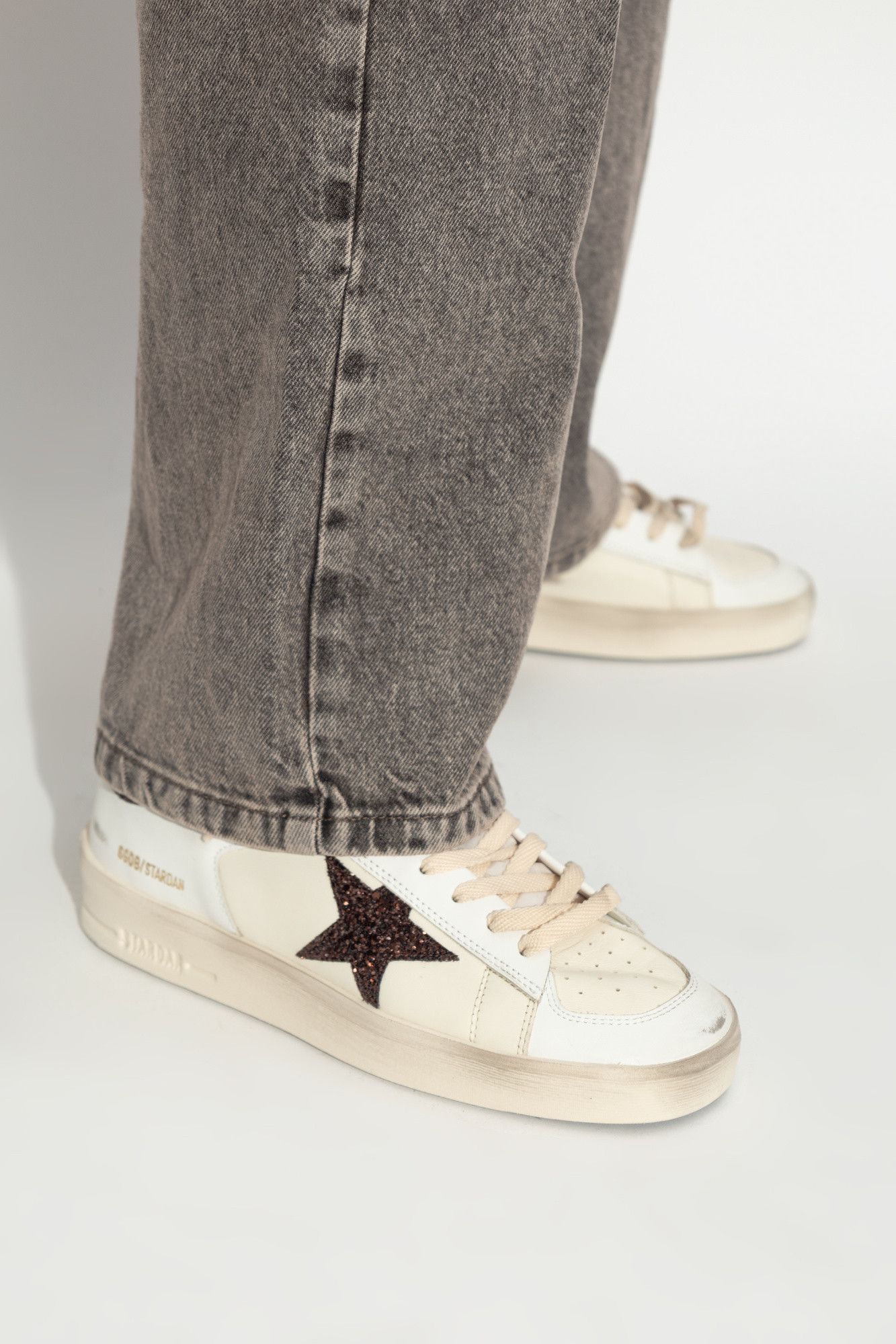 Golden Goose o1s22i1n1224 Stardan Sneakers in White/Brown Size US 6 / IT 36 - 2 Thumbnail