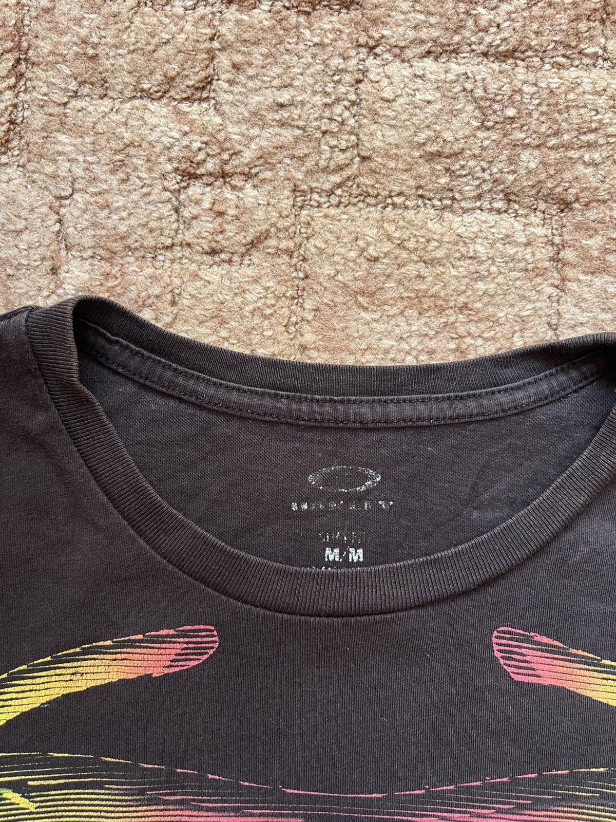 Oakley Vintage Oakley Rare 2012 Radarlock Sunglasses Black Tee Size US M / EU 48-50 / 2 - 3 Thumbnail