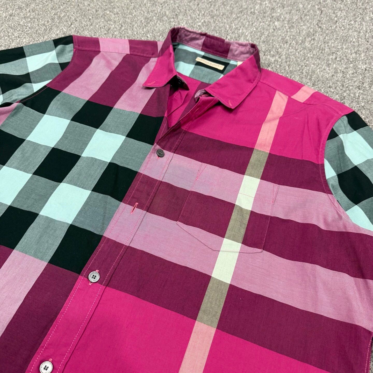 Burberry Burberry Check short-sleeve shirt XL 99 new Size XL / US 12-14 / IT 48-50 - 3 Thumbnail