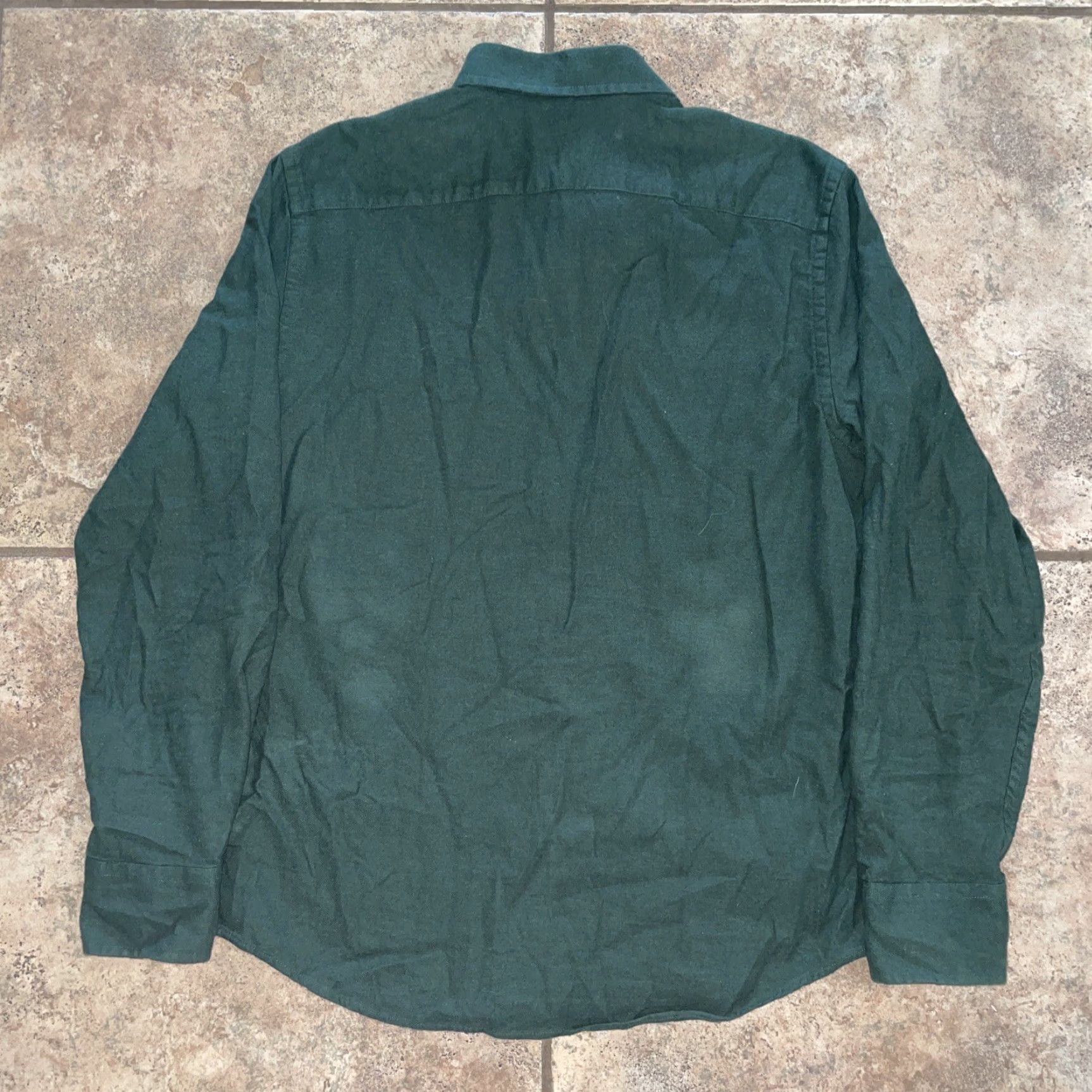 UNTUCKit UNTUCKit Slim Fit Button-Up Shirt Mens L Green Long Sleeve Size US L / EU 52-54 / 3 - 4 Thumbnail