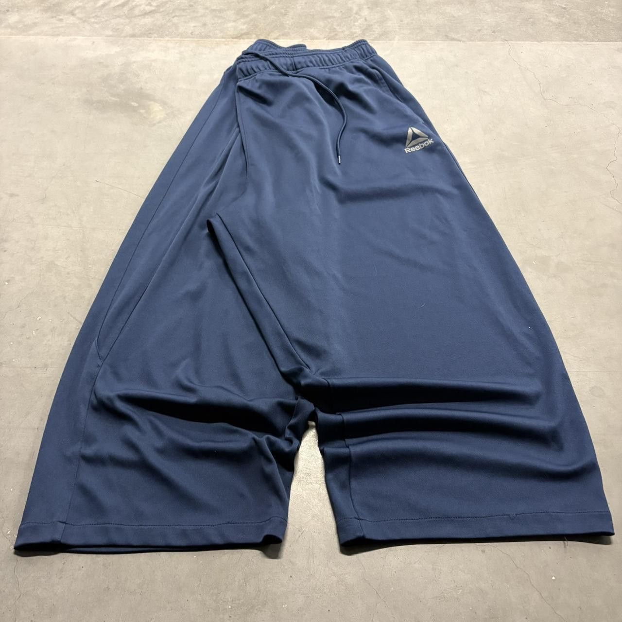 Reebok Crazy Vintage Y2K/2000s Super Baggy Wideleg Navy Blue Reebok SweatPants! Size US 40 / EU 56 - 2 Thumbnail