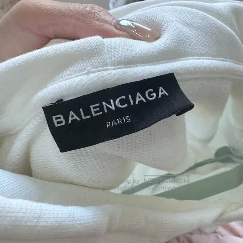 Balenciaga Balenciaga Kering Hoodie White Size US XS / EU 42 / 0 - 5 Thumbnail