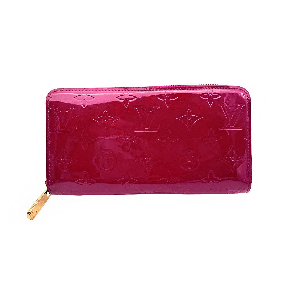Louis Vuitton Louis Vuitton Patent Leather Wallet Rose-Red Size ONE SIZE - 3 Thumbnail