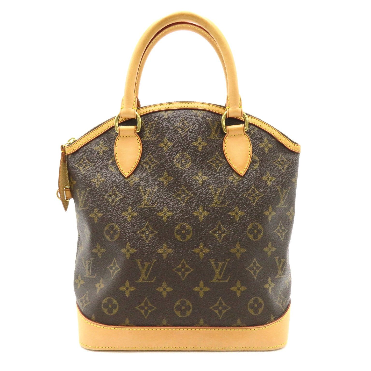 Louis Vuitton Louis Vuitton Lockit Handbag Coated Canvas Monogram Brown Size ONE SIZE - 1 Thumbnail