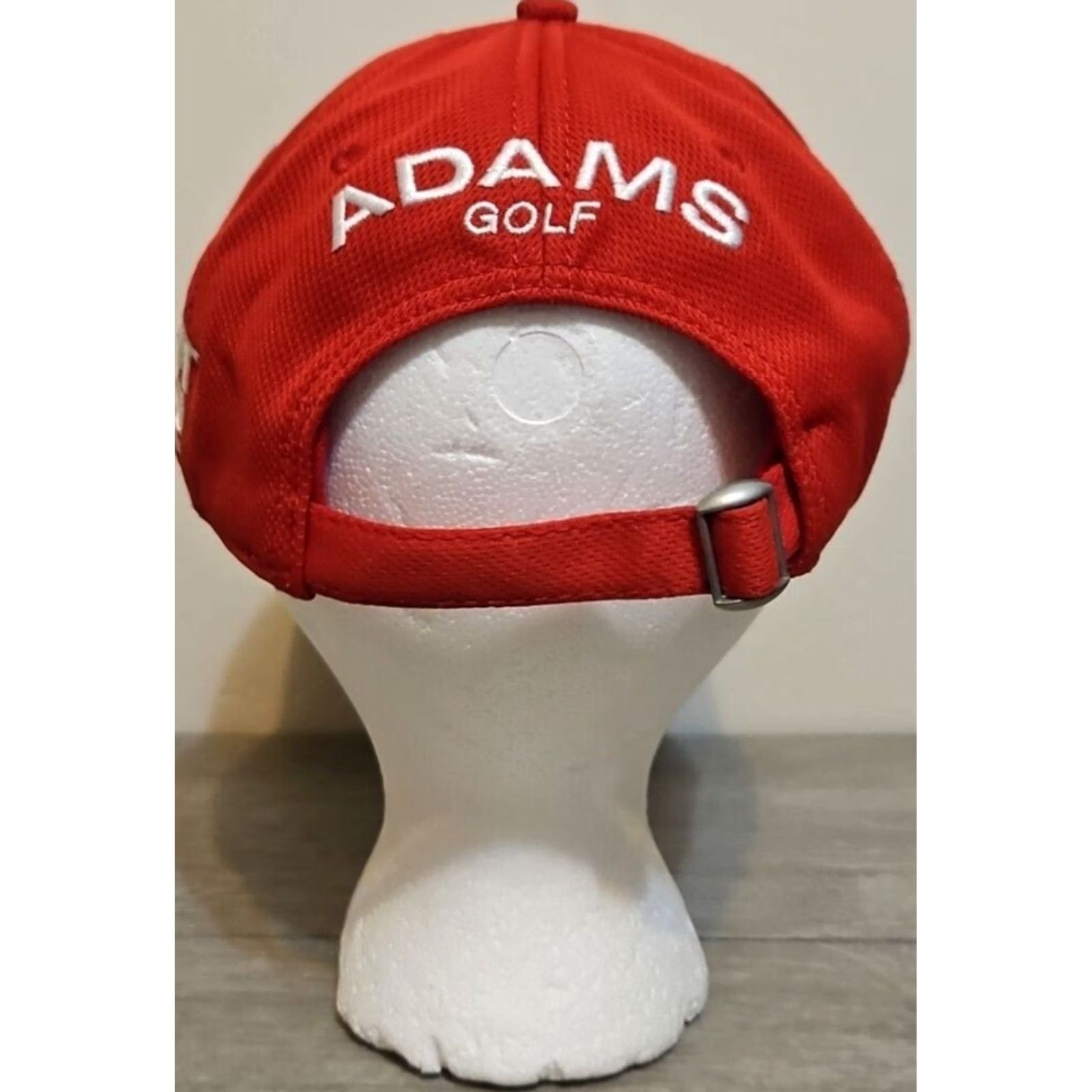 New Era New Era Adams Golf Hat Womens Red Baseball Cap Sports Club Course Logo Size ONE SIZE - 4 Thumbnail