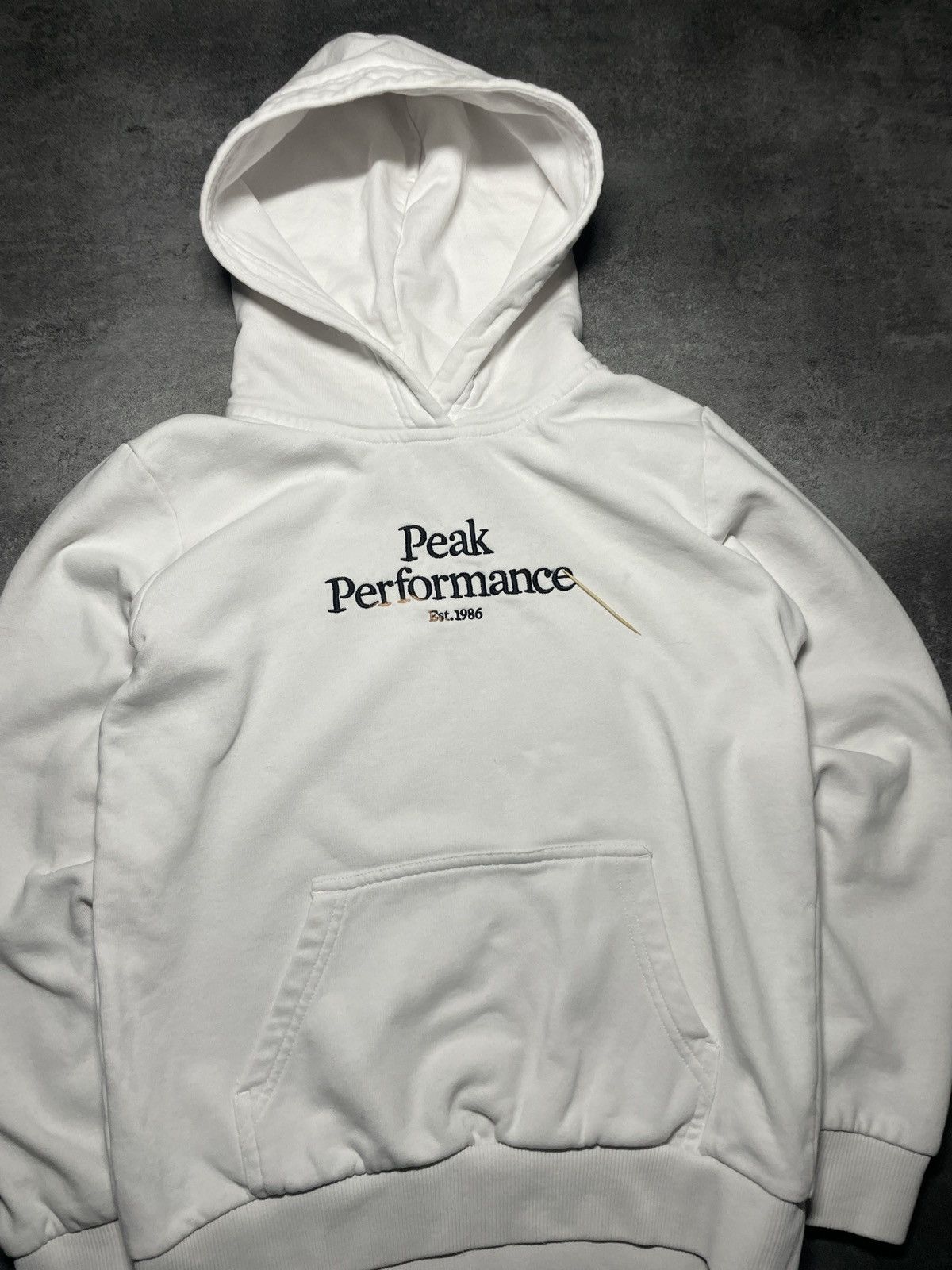 Peak Performance 🔥Offers🔥Peak Performance Hoodie Spellout Hype Rare Size US XXS / EU 40 - 11 Thumbnail