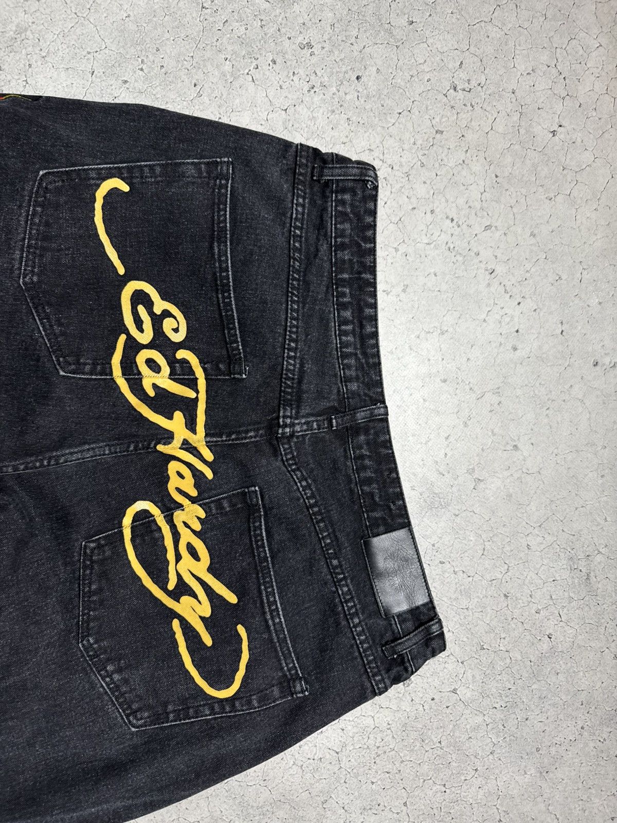 Ed Hardy Ed Hardy Baggy Big Logo Denim Jeans Size 36 Size US 36 / EU 52 - 11 Thumbnail
