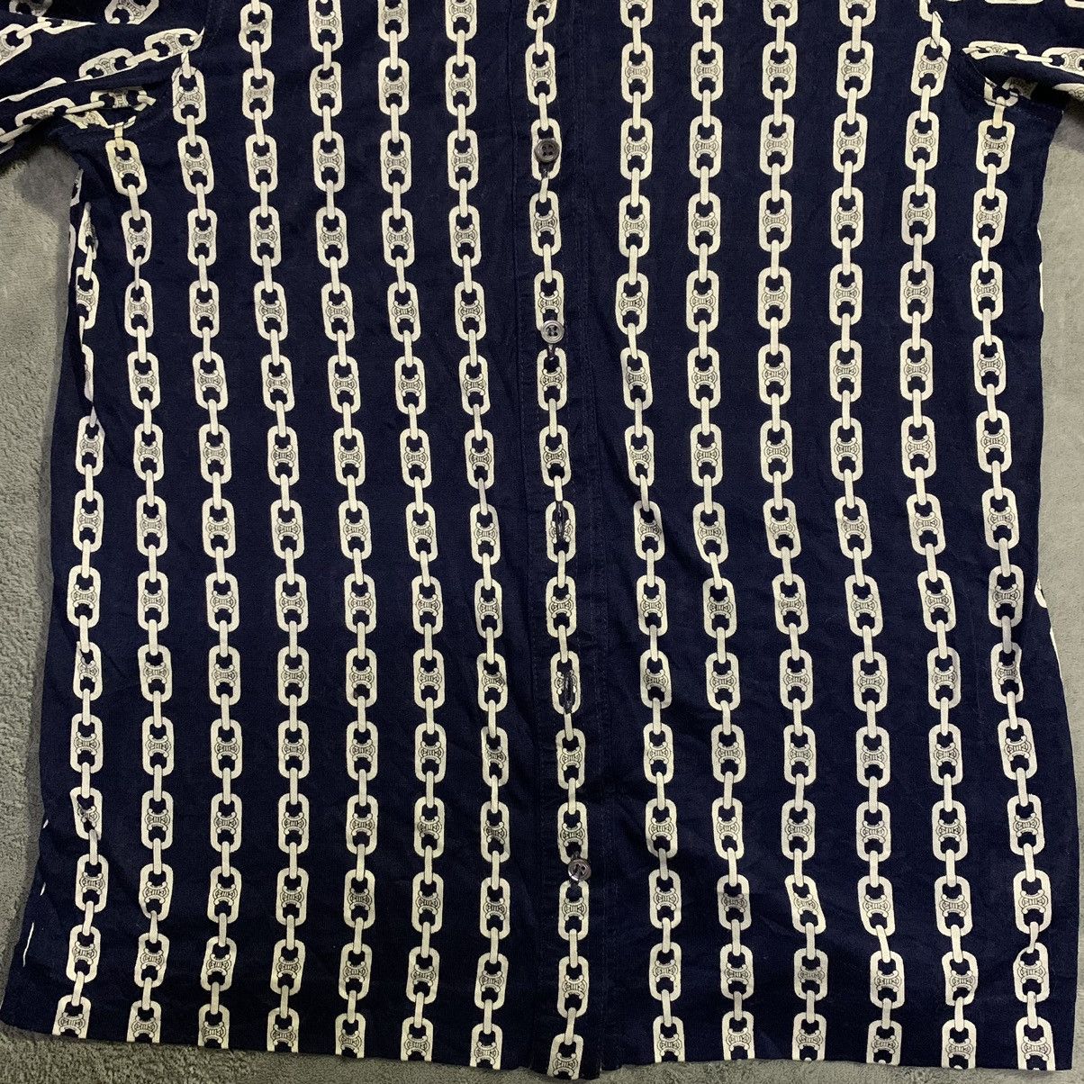 Celine Vtg 90's Celine chain logo longsleeve Size S / US 4 / IT 40 - 3 Thumbnail
