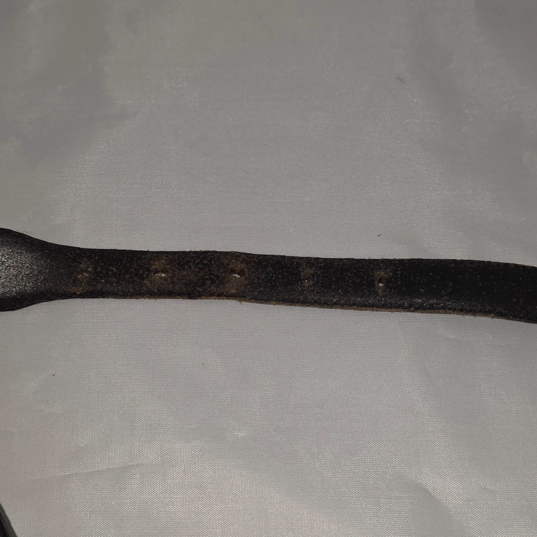 Fossil VTG Fossil Leather Belt Mens 44 Black Silver Braided Concho Western Southwest Belt Size 44 - 6 Thumbnail