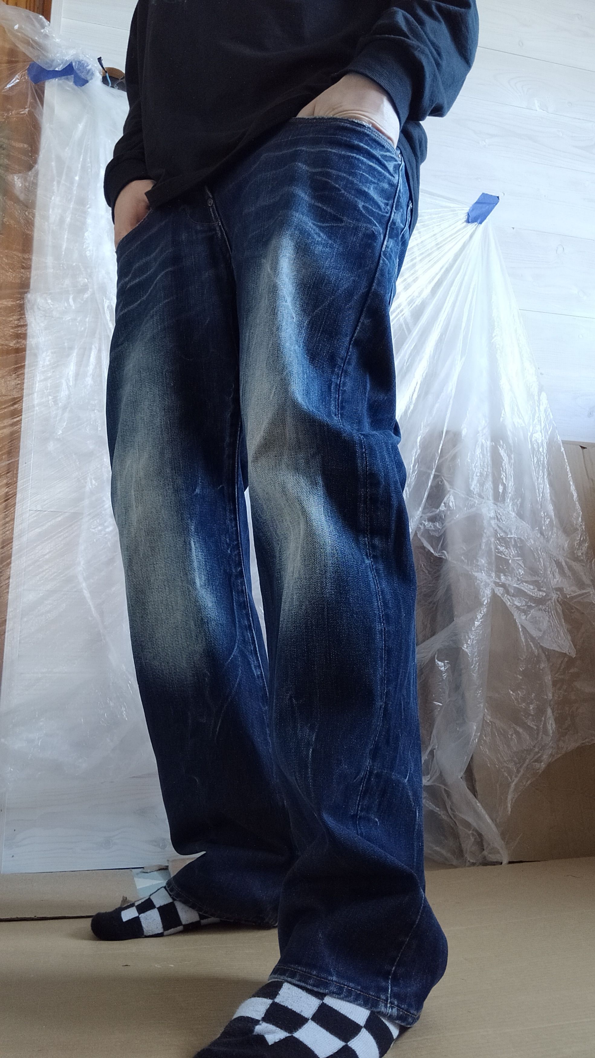 G-Star G-STAR Flared Pants Raw Baggy Denim Goth GS RAW Size US 32 / EU 48 - 6 Thumbnail