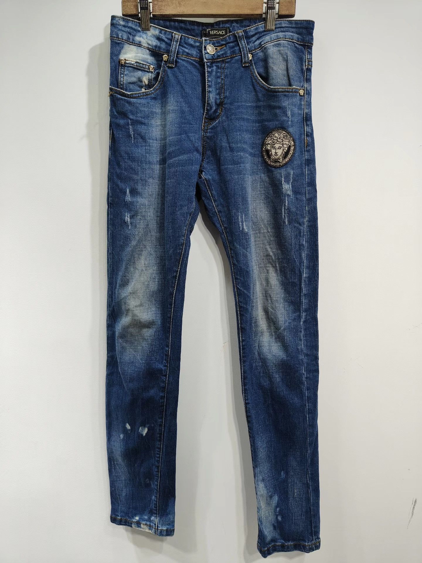 Versace VERSACE Men's Jeans K29 Size US 29 - 1 Thumbnail