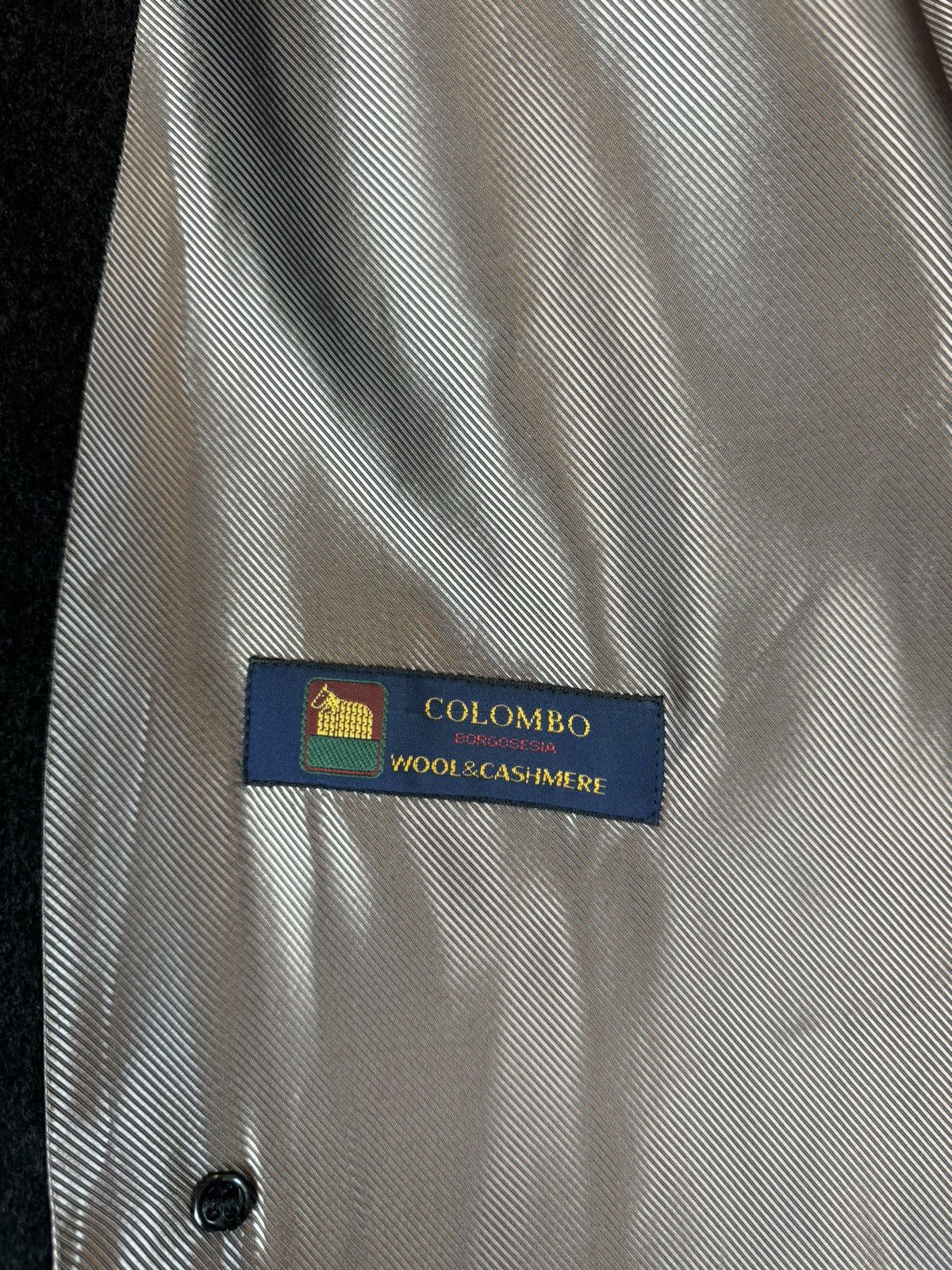Colombo Colombo Cashmere Wool Anthracite Coat Loro Piana Style IT54 Size US L / EU 52-54 / 3 - 16 Thumbnail