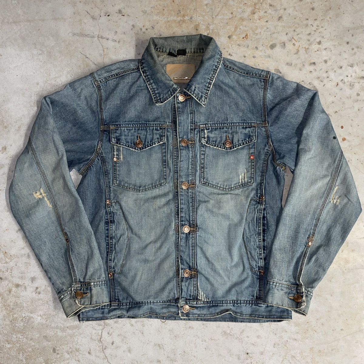 Vintage Crazy Vintage Y2K Oakley Industrial Denim Jean Jacket | Grailed