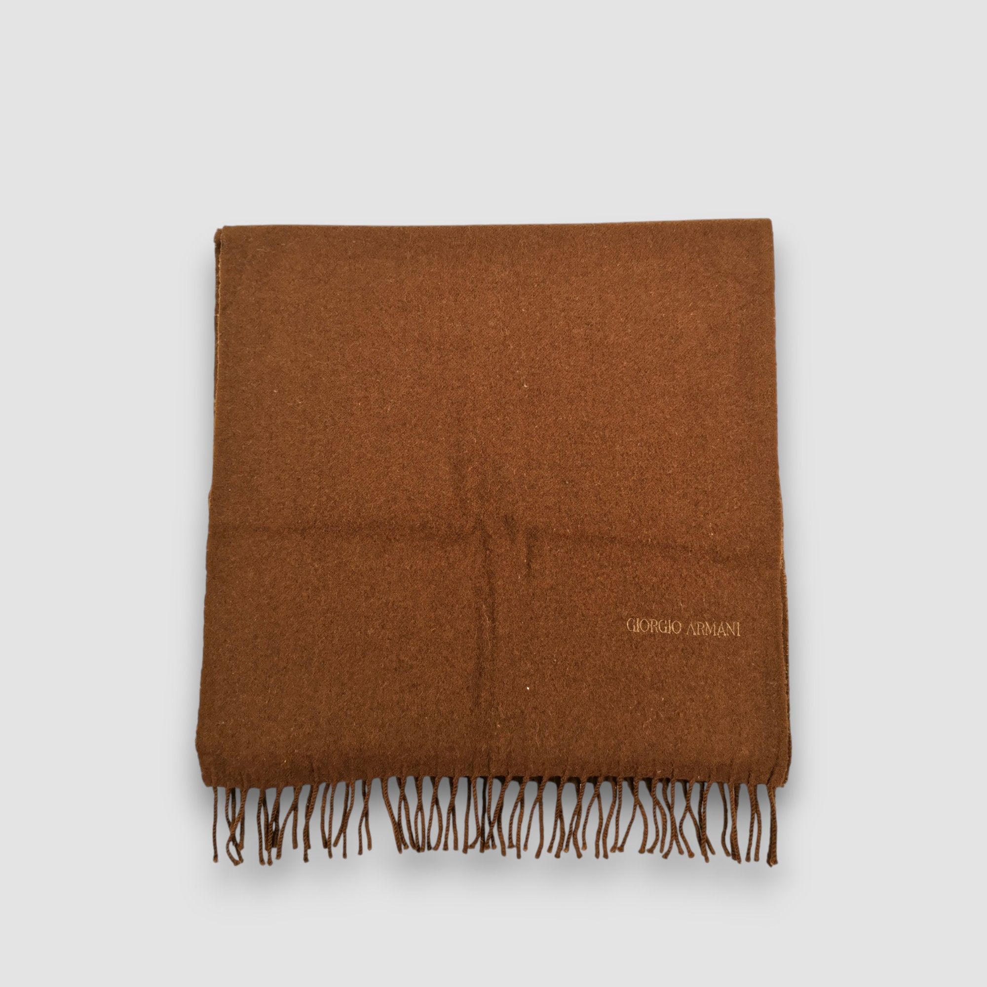 Polo Ralph Lauren Vintage Giorgio Armani Scarf Wool Muffler Winter Scarves Size ONE SIZE - 2 Thumbnail