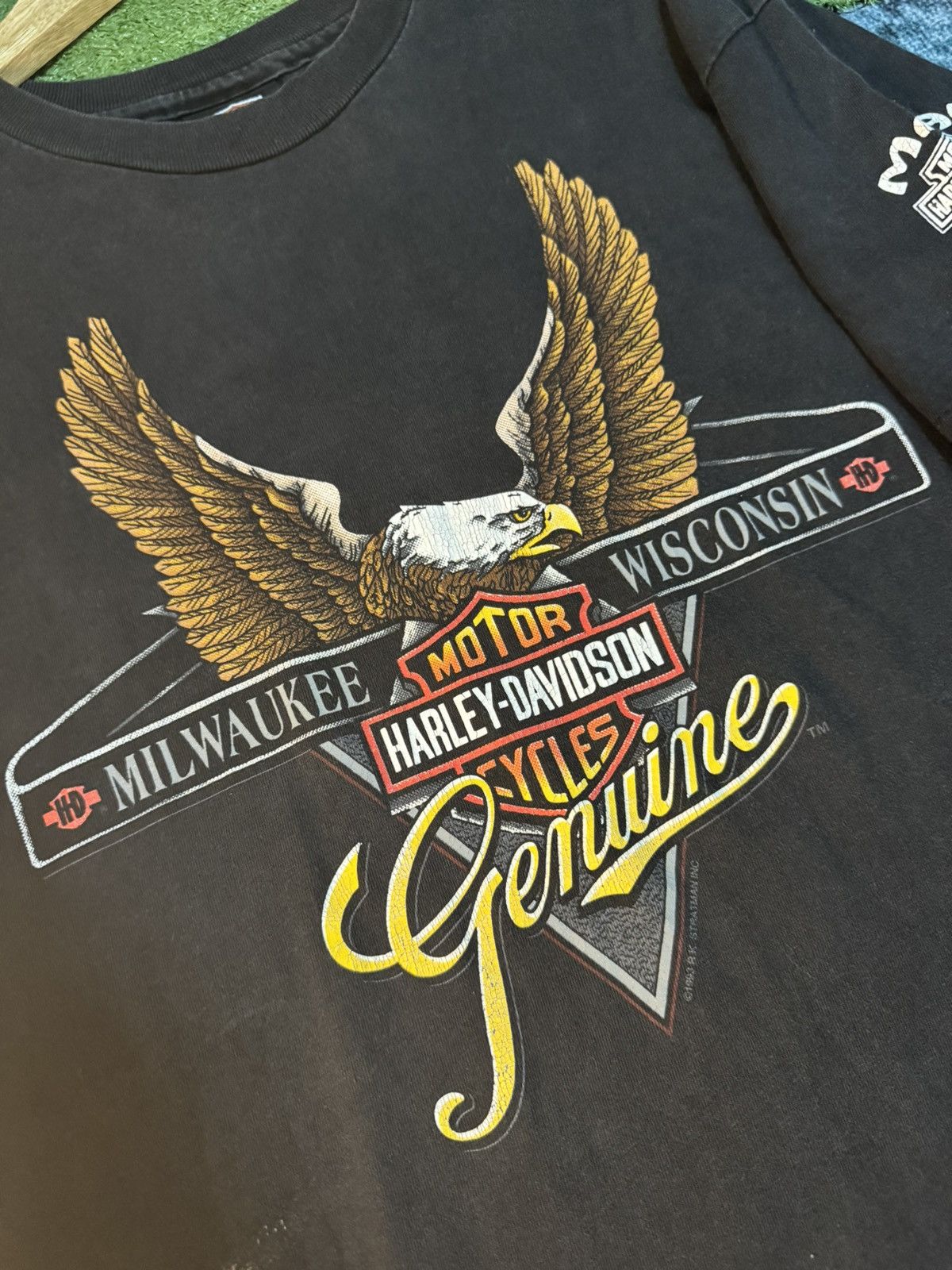 Harley Davidson × Vintage Vintage 1993 Harley Davidson Hawaii 1993 Size US L / EU 52-54 / 3 - 3 Thumbnail