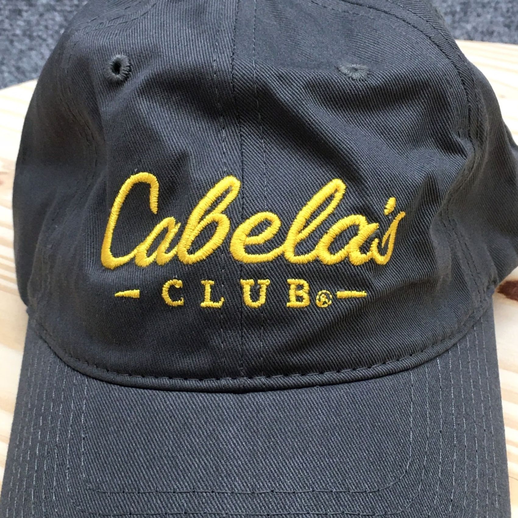 Vintage Cabela's Baseball Cap Gray Unisex OSFA Adjustable Curved Brim Embroidered Logo Outdoor Mens Size ONE SIZE - 3 Thumbnail