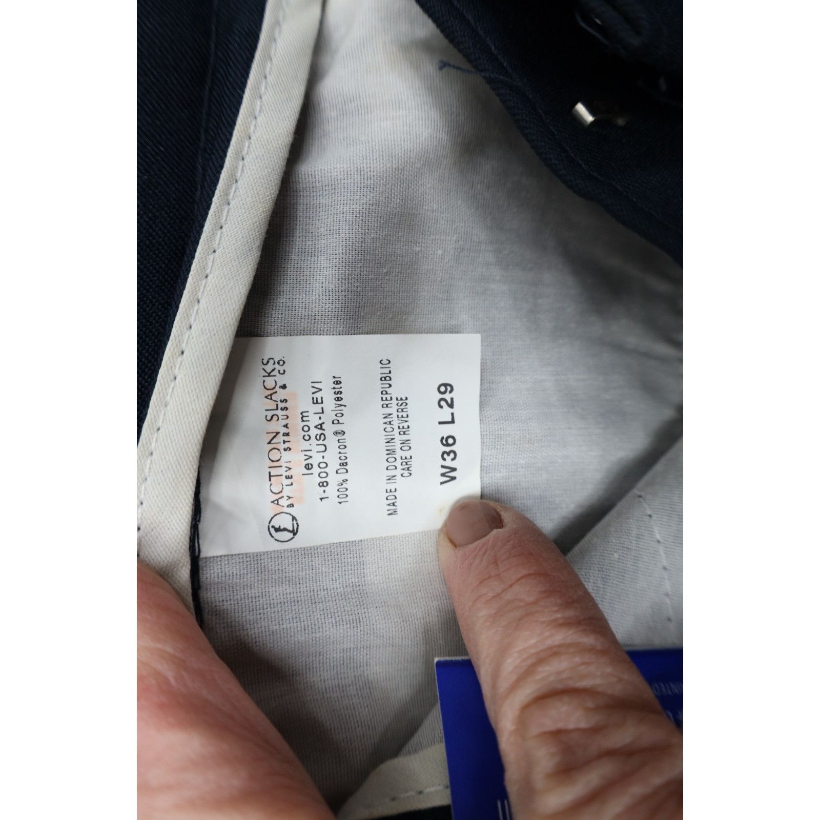 Levi's Deadstock Vintage Y2K 2001 Levis Knit Flared Wide Leg Pants Size US 36 / EU 52 - 8 Thumbnail