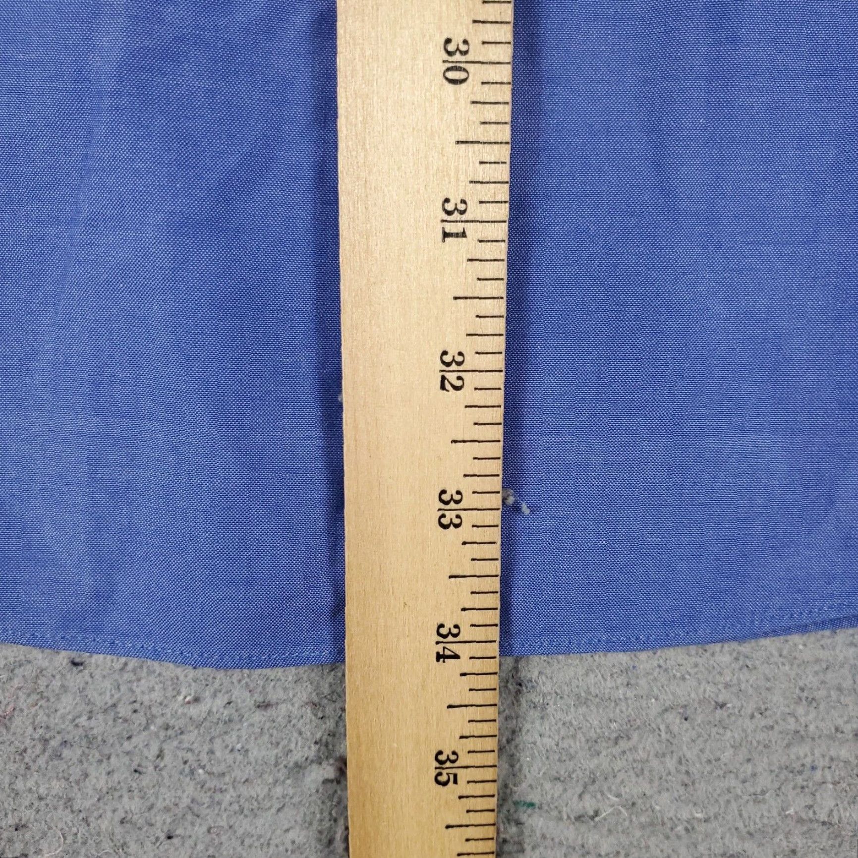 Brooks Brothers Brooks Brothers Men's Dress Shirt Size 18 Blue Long Sleeve Button Up Cotton Regular Fit Size 48R - 6 Thumbnail