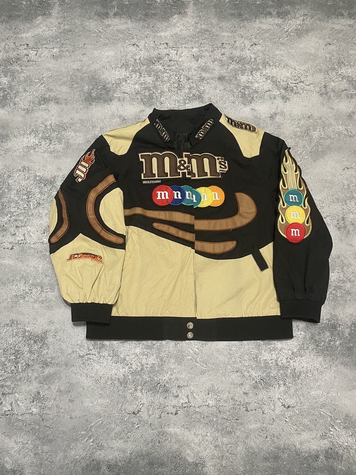 JH Design Vintage M&M's Embroidery Racing Moto Y2K Jacket S Size US S / EU 44-46 / 1 - 2 Thumbnail
