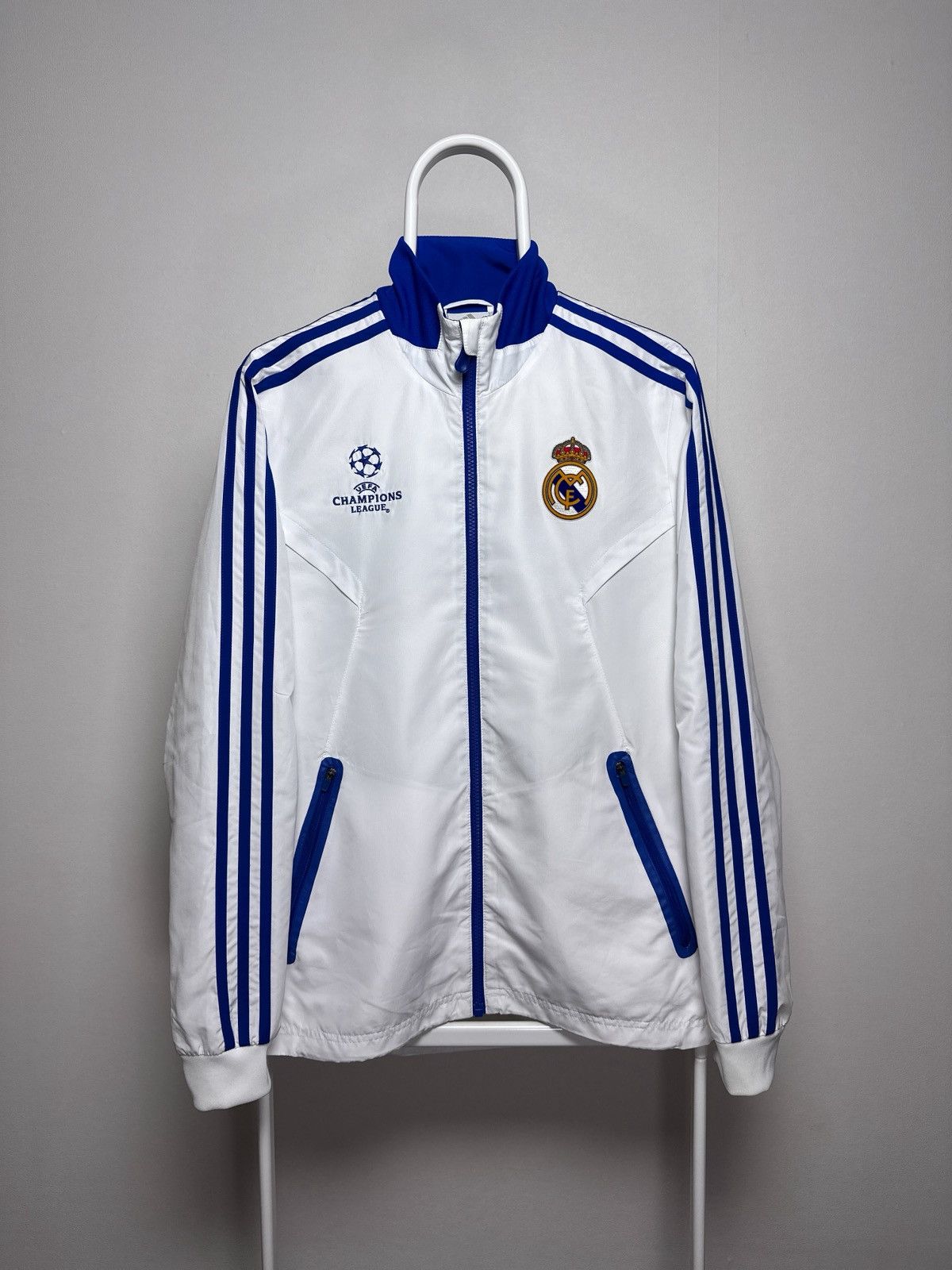 Adidas Adidas Real Madrid 2010/2011 Zip Track Jacket Size US S / EU 44-46 / 1 - 1 Thumbnail