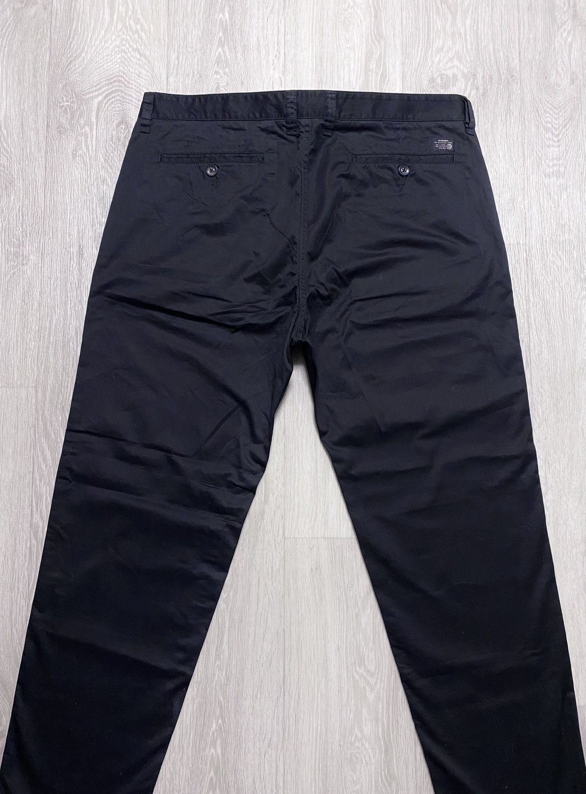 Diesel Diesel Black Cotton Chino Casual Pants Trousers Formal Size US 34 / EU 50 - 18 Thumbnail