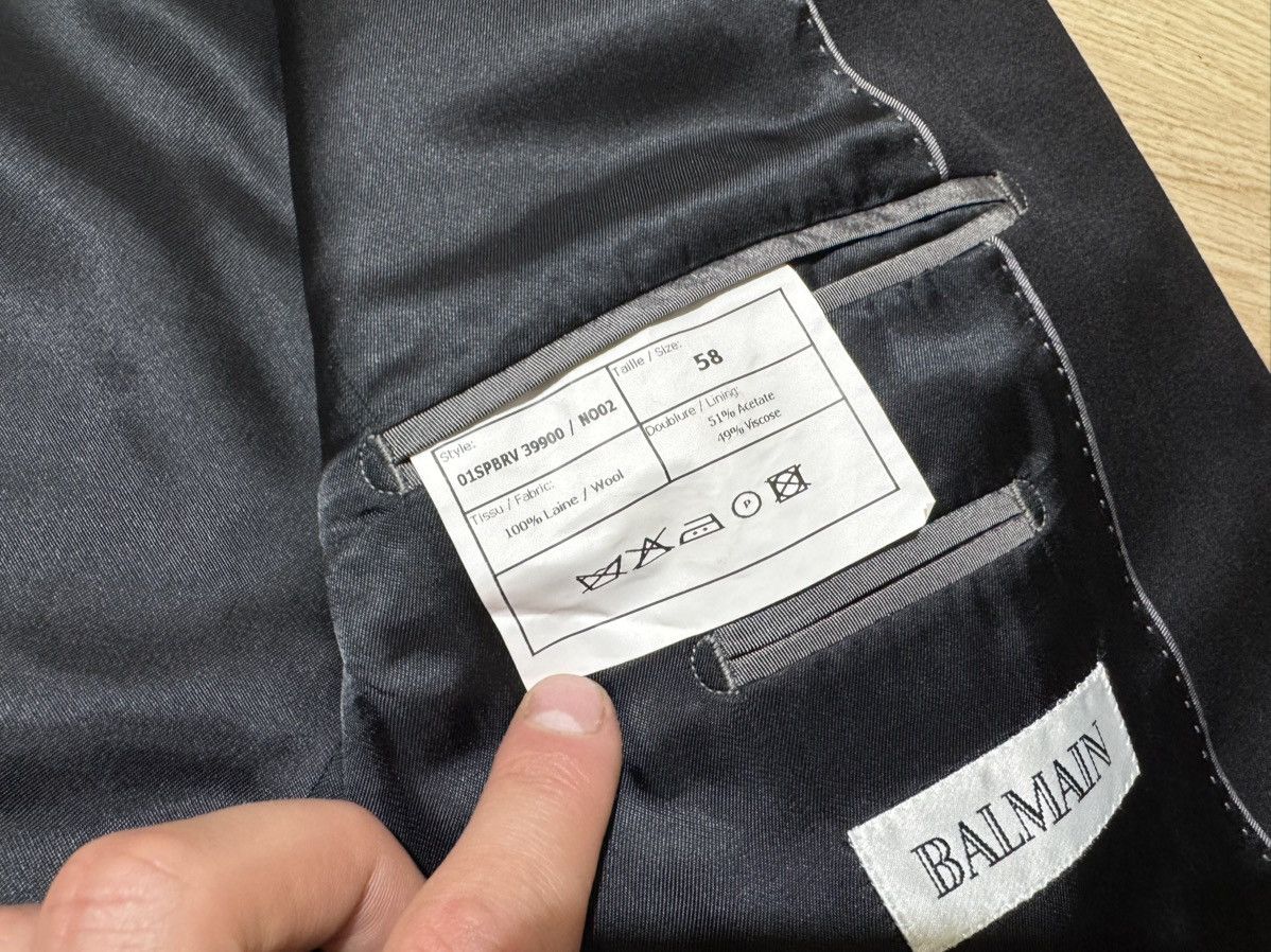 Balmain × Designer Balmain wool suit size 58 Size 54L - 8 Thumbnail