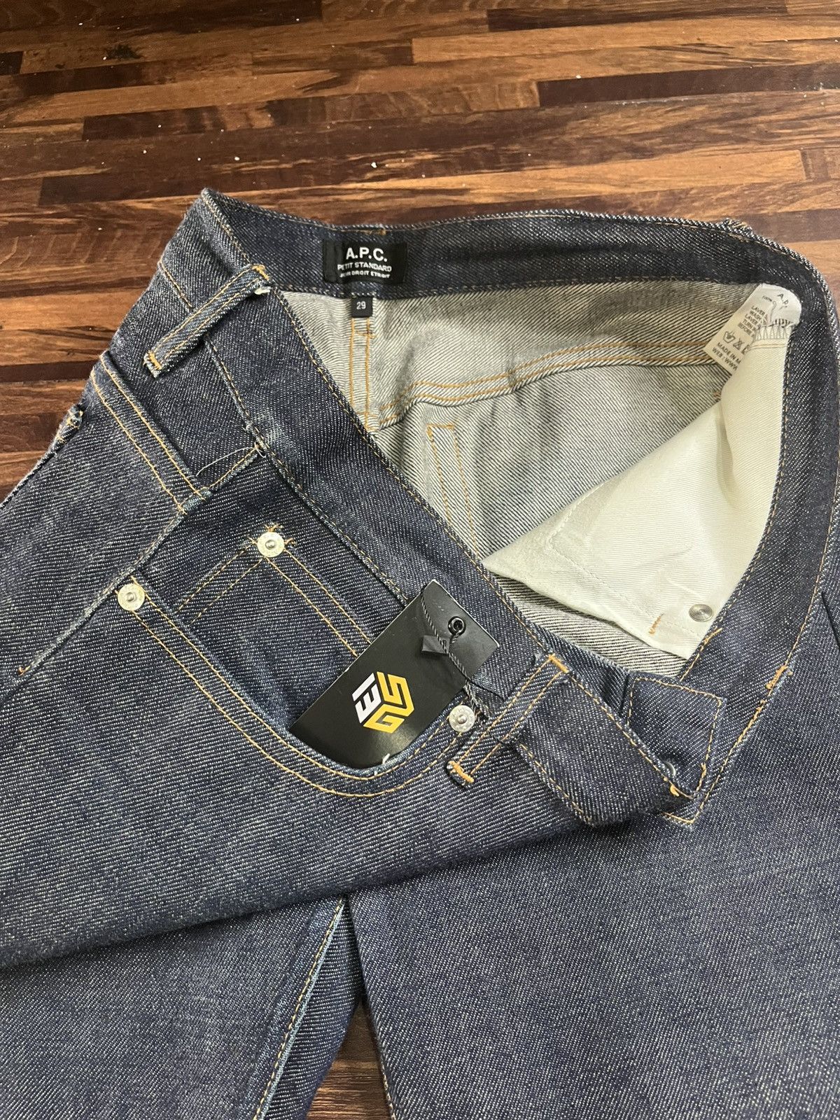 A.P.C. A.P.C. Petit Standard Raw Selvedge Denim Jeans Size US 29 - 3 Thumbnail