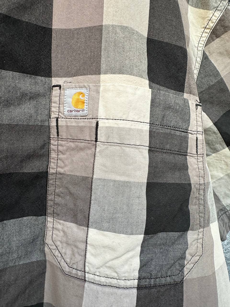 Carhartt Carhartt Plaid Short Sleeve Button Up Shirt Workwear Size US XXL / EU 58 / 5 - 10 Thumbnail