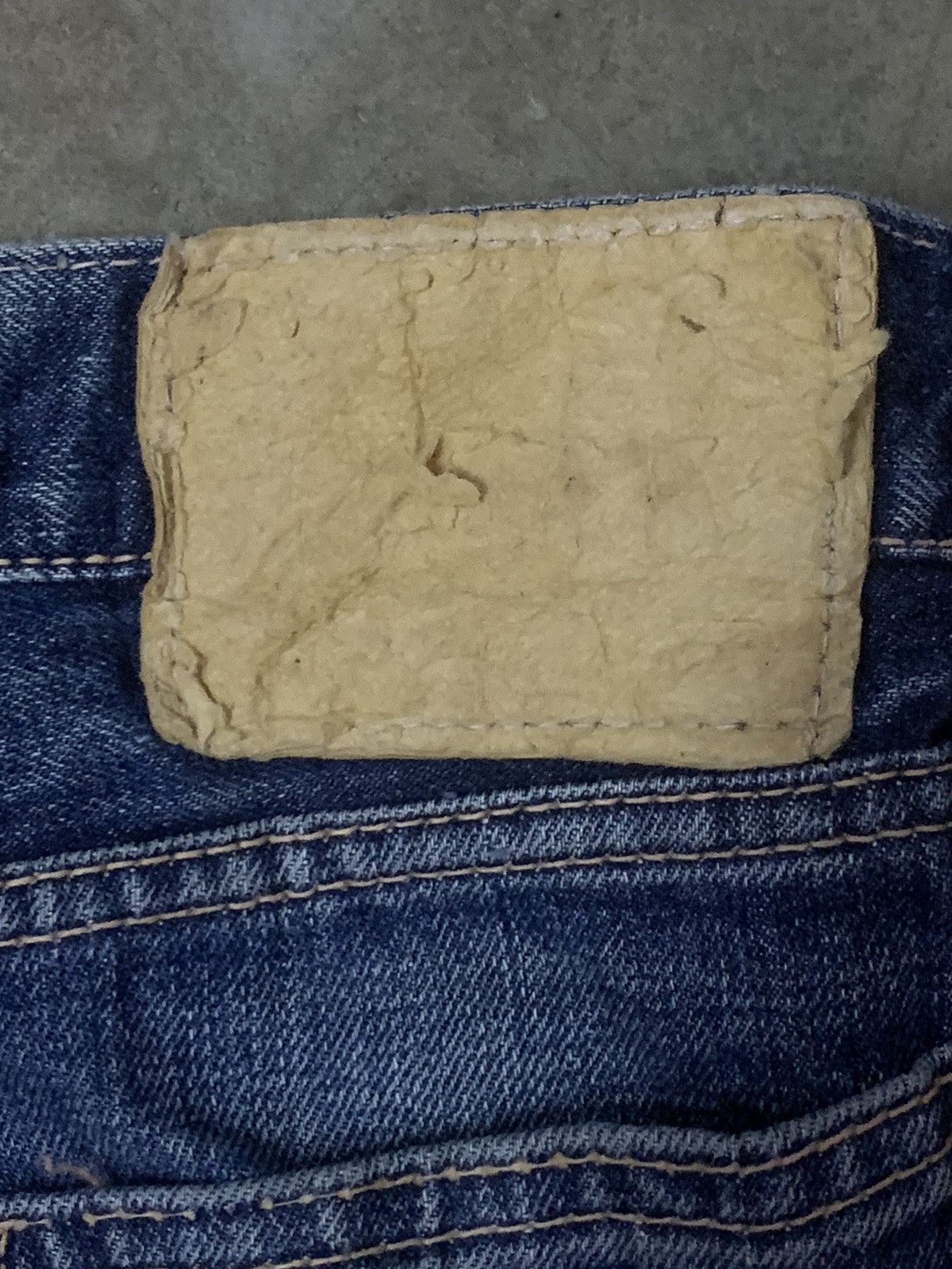 Vintage Vintage Sajego Indigo Genuine Denim Jeans Size US 33 - 9 Thumbnail