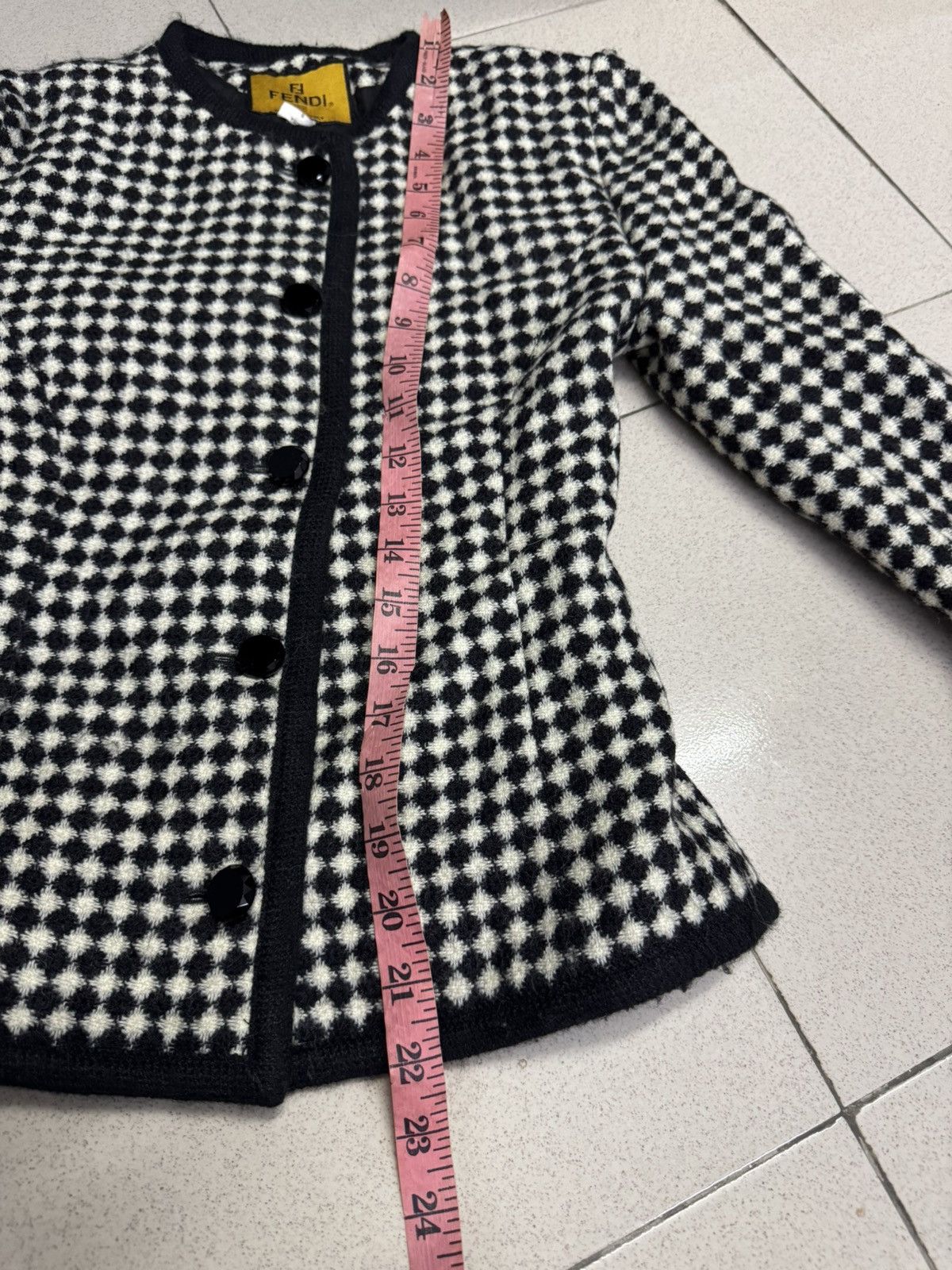 Fendi FENDI WOVEN TWEED JACKET COAT Size M / US 6-8 / IT 42-44 - 3 Thumbnail