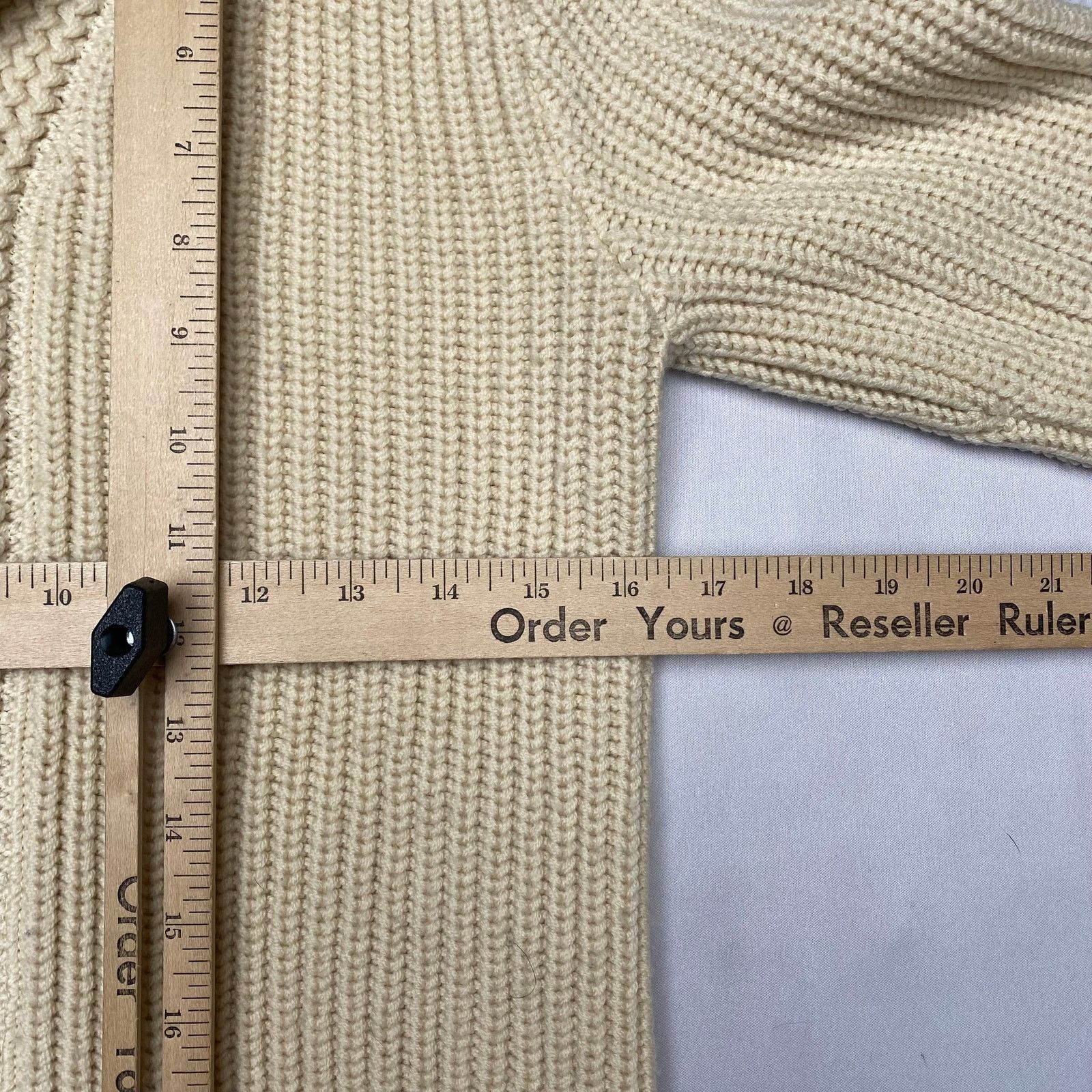 RRL Ralph Lauren RRL Double RL Wool Shawl Collar Chunky Knit Cardigan XS Size US XS / EU 42 / 0 - 6 Thumbnail