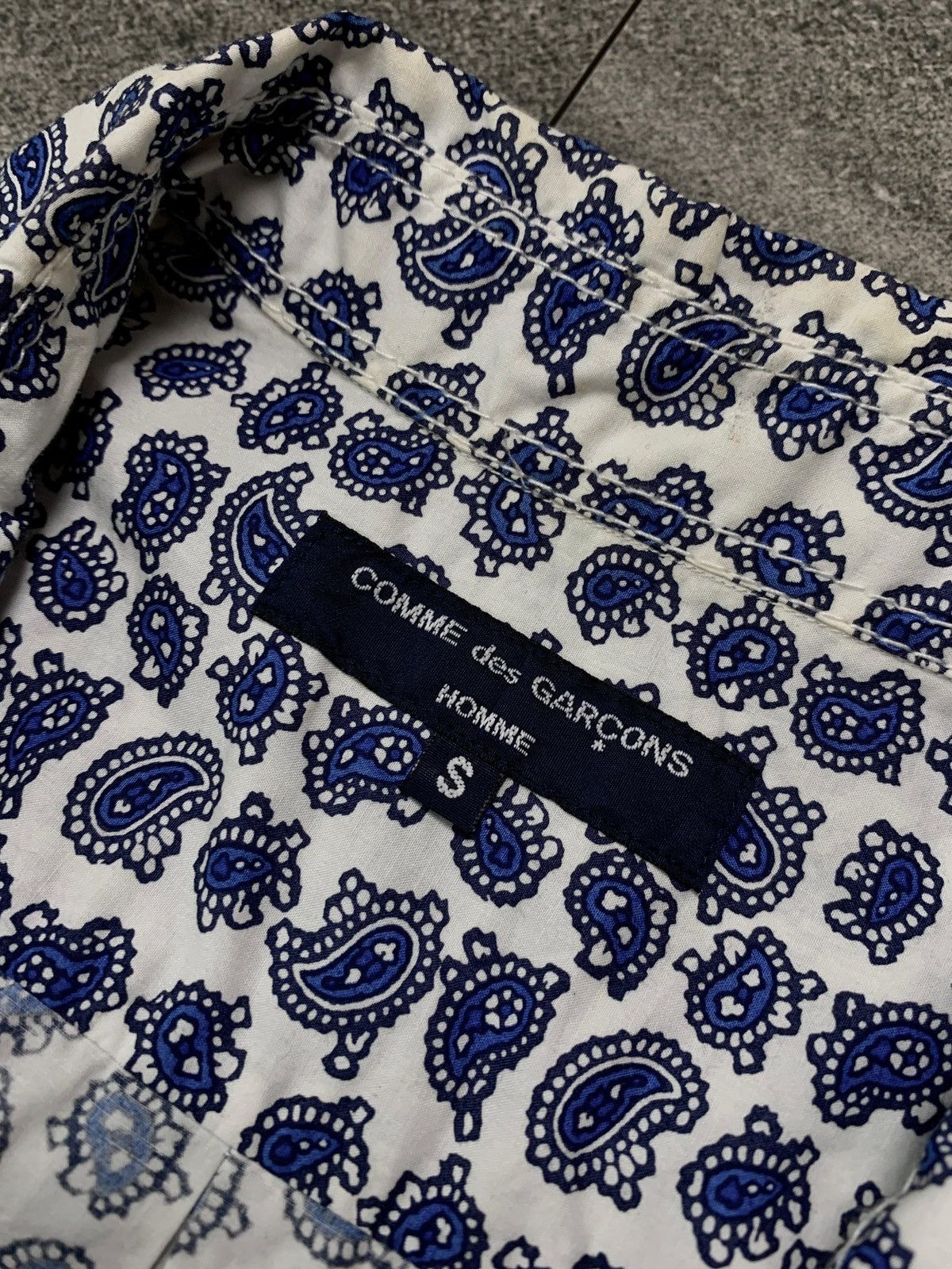 Comme des Garcons Homme FREE IMPORT TAX Paisley SS Shirts Size US S / EU 44-46 / 1 - 7 Thumbnail