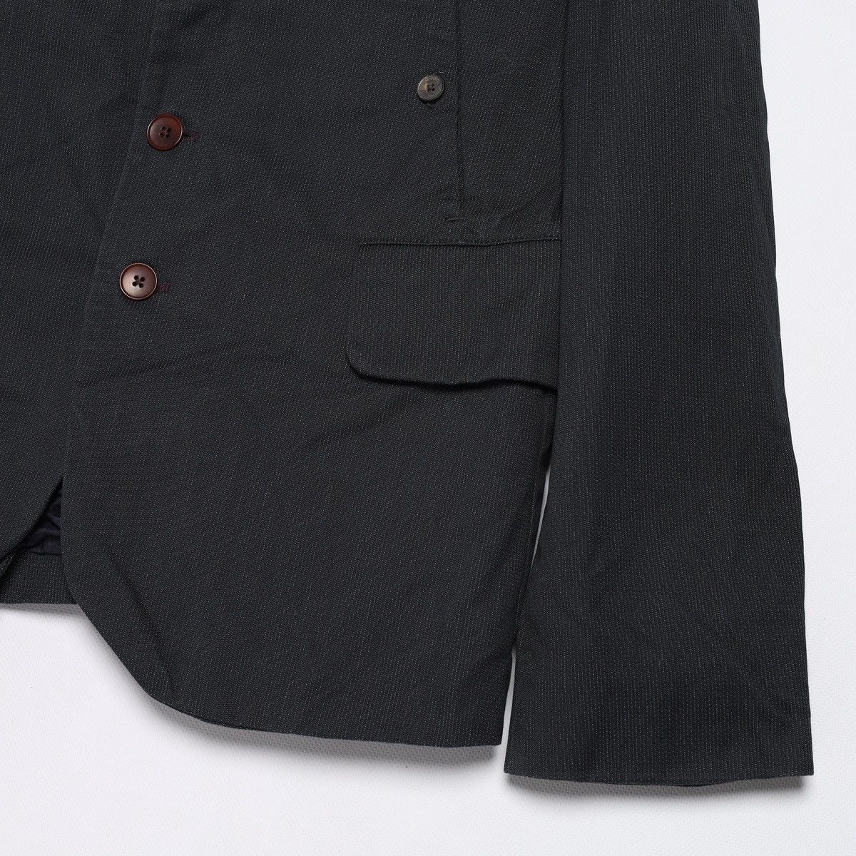 Paul Smith PAUL SMITH Jeans Striped Suit Jacket Blazer Black Men's Size US L / EU 52-54 / 3 - 2 Thumbnail