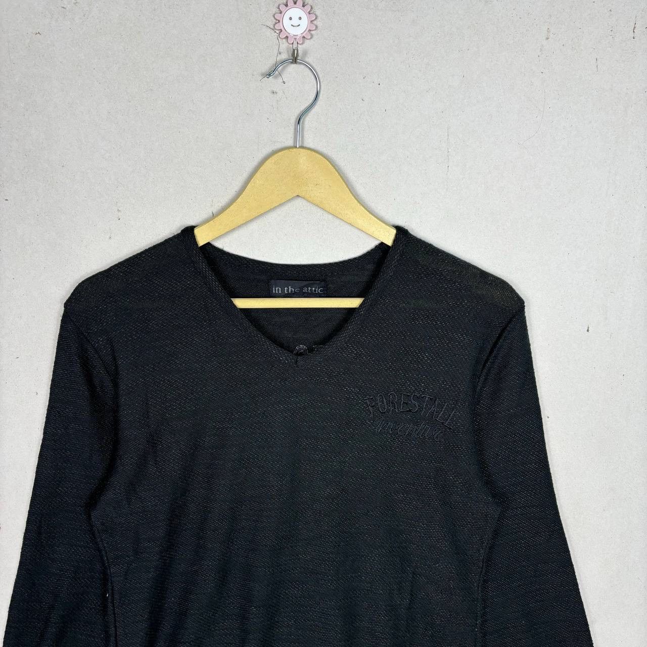 In The Attic In The Attic Japanese Archive V-Neck Long Sleeve L Y2K Goth Size US M / EU 48-50 / 2 - 4 Thumbnail