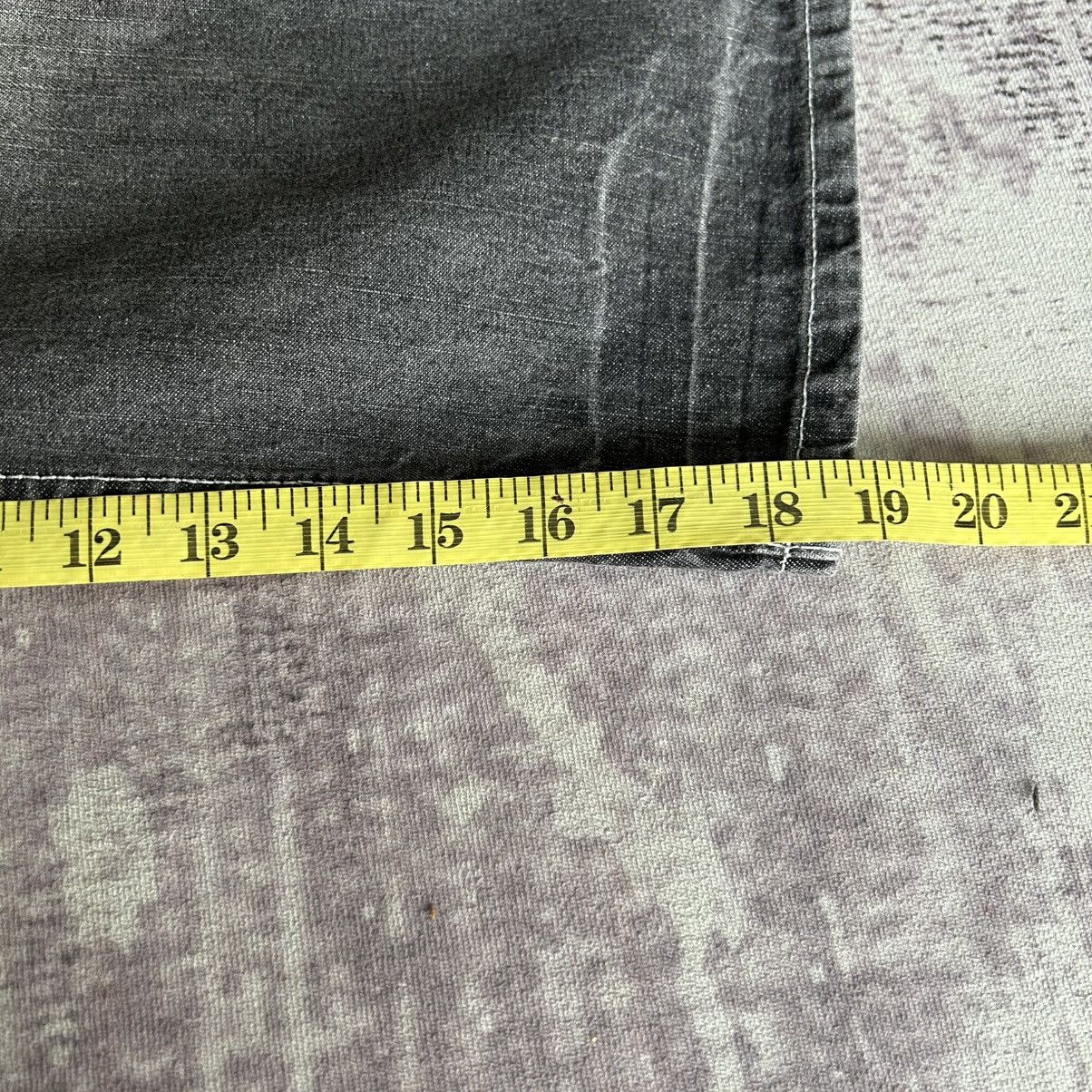 LOWBOX Y2k Lowbox Washed Jeans Size US 31 - 16 Thumbnail