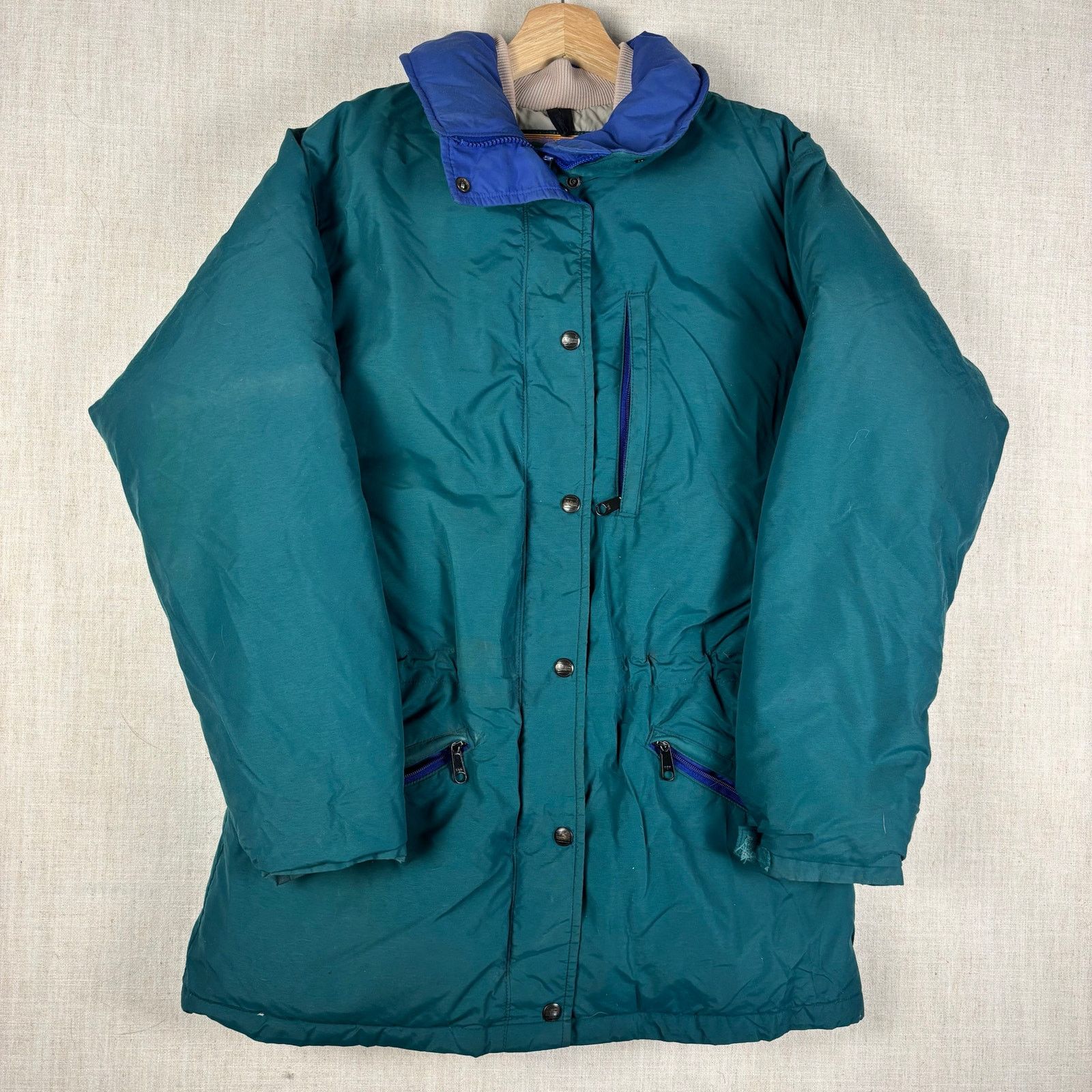 L.L. Bean VTG LL Bean Penobscot Parka Wmns Goose Down Teal Med Jacket Size M / US 6-8 / IT 42-44 - 1 Thumbnail
