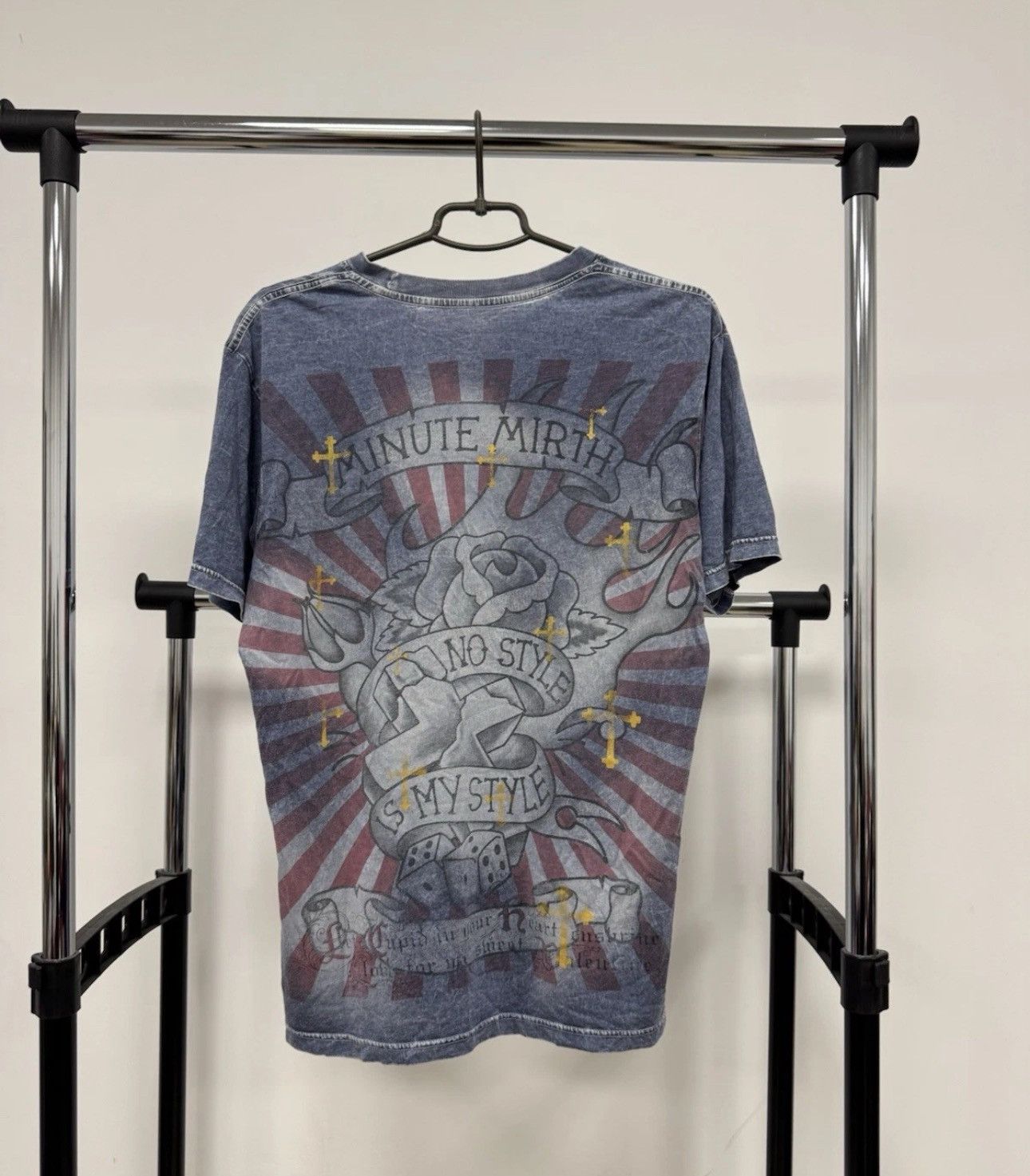 Ed Hardy Vintage Minute Mirth Y2K T Shirt Skull Ed Hardy Style Size US L / EU 52-54 / 3 - 4 Thumbnail