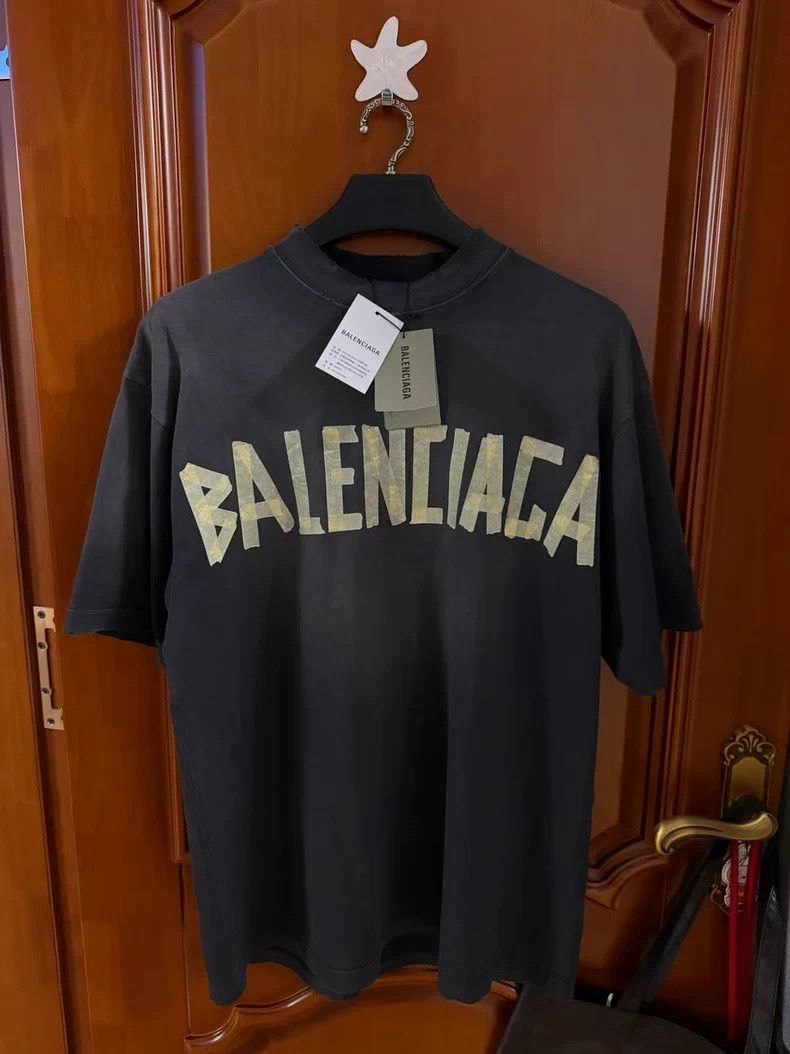 Balenciaga Balenciaga Tape Short Sleeve XS Size US XS / EU 42 / 0 - 1 Thumbnail