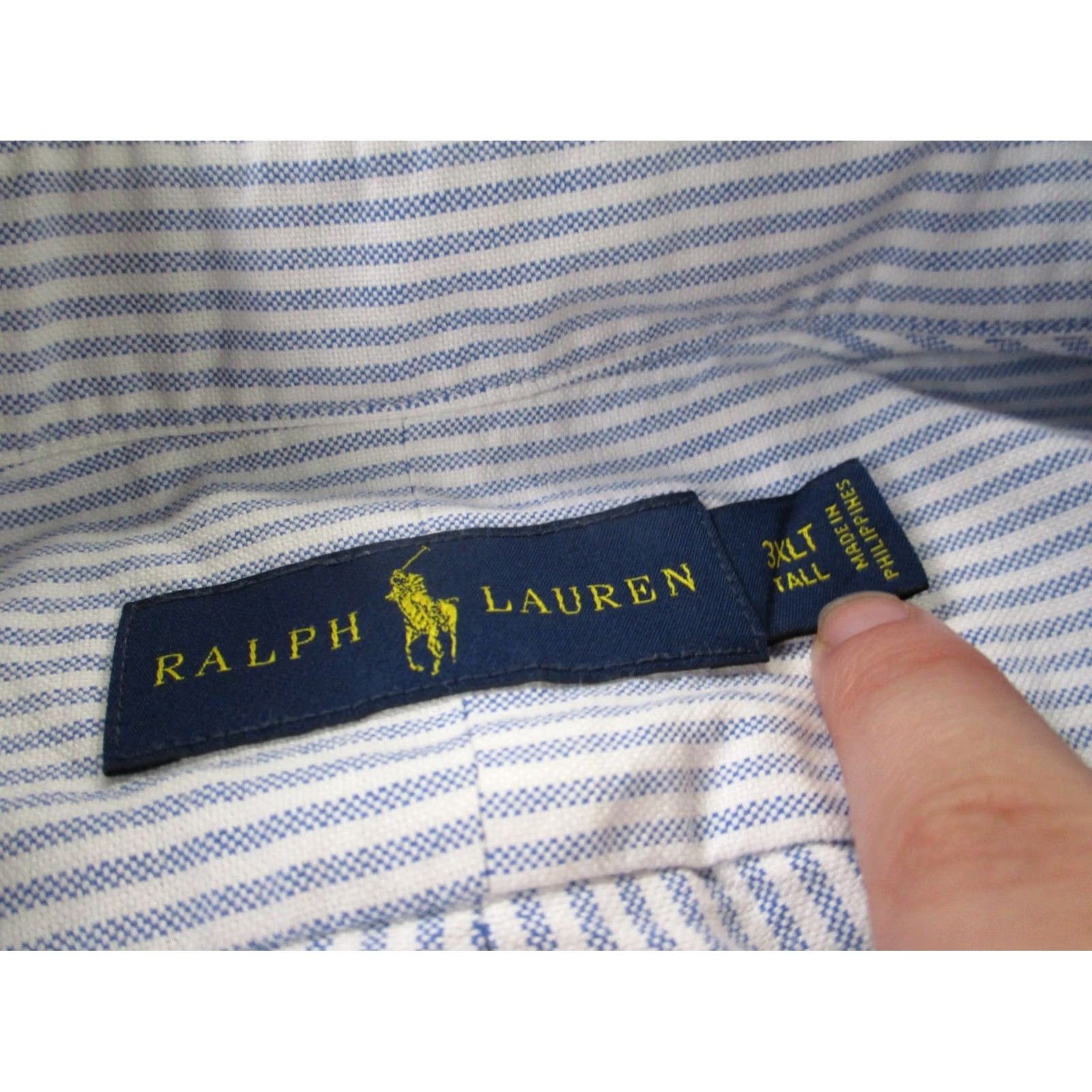 Polo Ralph Lauren Polo Ralph Lauren Shirt Men 3XLT Striped Classic Pony Logo Golf Business Preppy Size US XXL / EU 58 / 5 - 6 Thumbnail