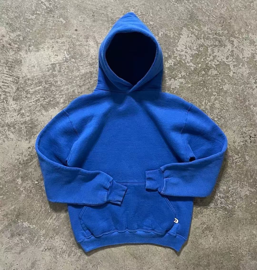 Japanese Brand × Vintage Dark blue washed retro casual versatile hoodie Size US L / EU 52-54 / 3 - 2 Thumbnail