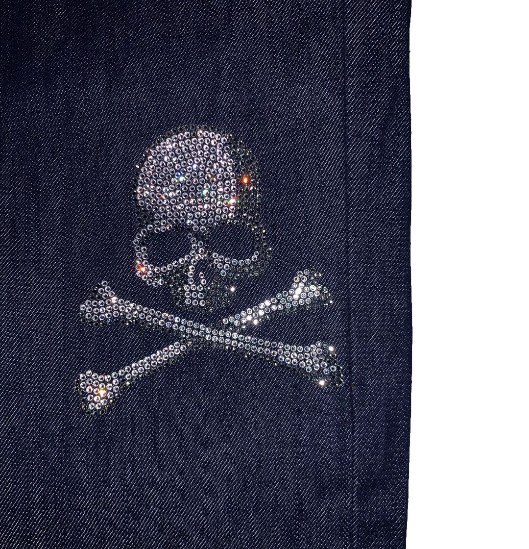 Mastermind Japan mmj 14ss high waist 606 blue one wash Isetan L jeans Size US 34 / EU 50 - 5 Thumbnail